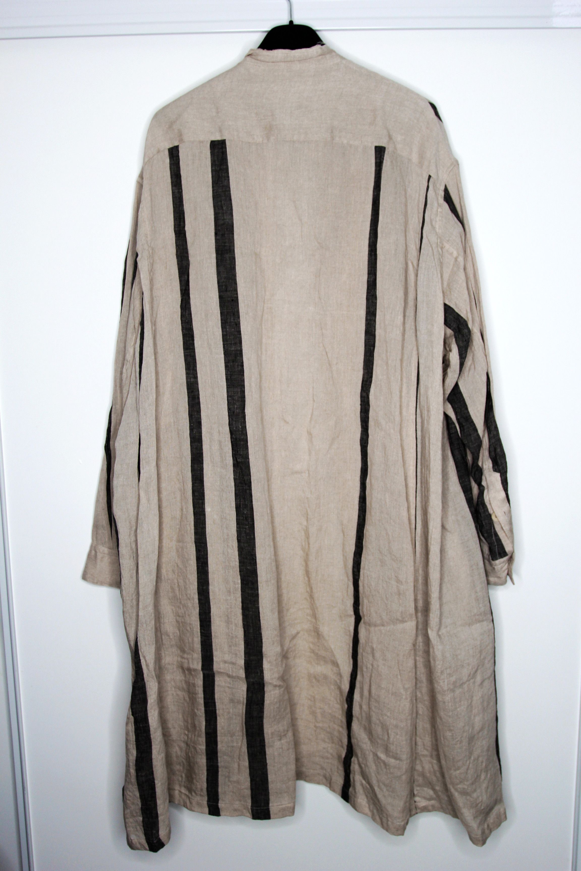 Julius BNWT SS21 JULIUS "MAMUTHONES" STRIPED LINEN SHIRT 2 Size US M / EU 48-50 / 2 - 4 Thumbnail