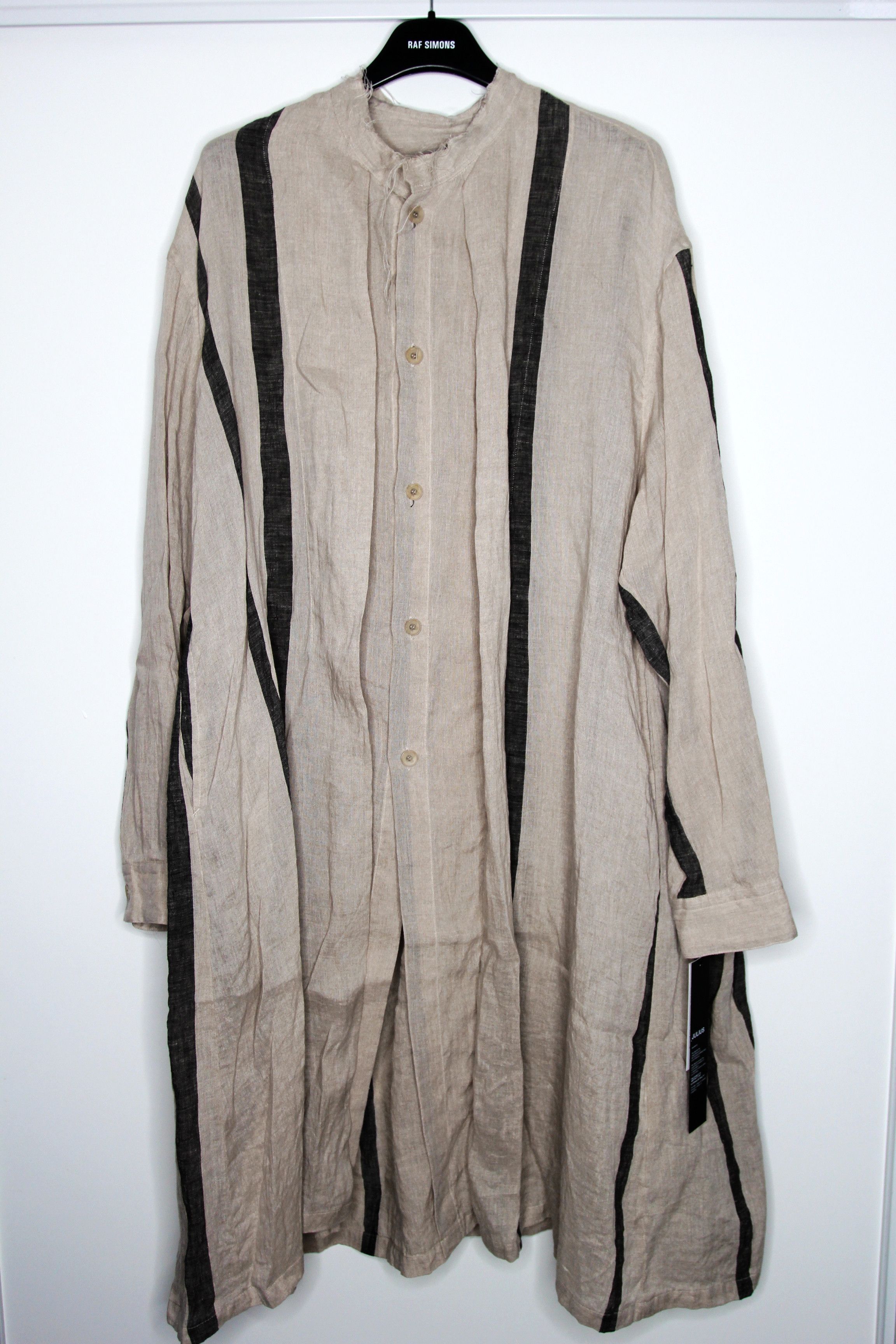 Julius BNWT SS21 JULIUS "MAMUTHONES" STRIPED LINEN SHIRT 2 Size US M / EU 48-50 / 2 - 3 Thumbnail
