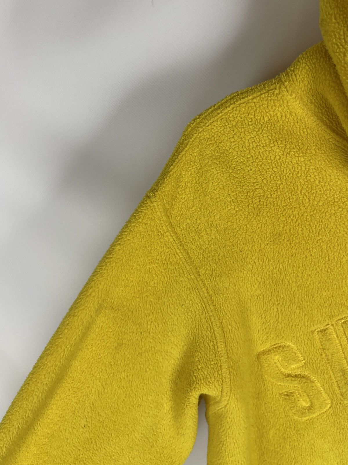 Polartec Supreme Polartec yellow teddy fleece hoodie hype Size US M / EU 48-50 / 2 - 10 Thumbnail