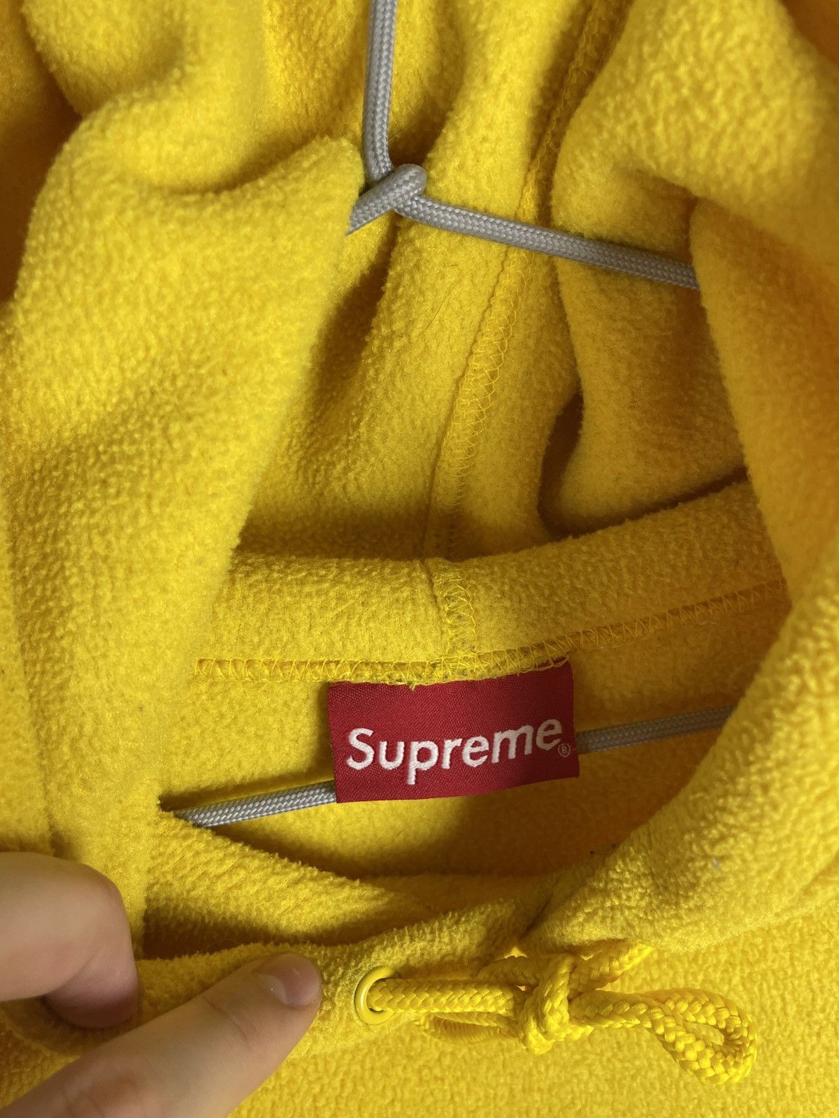 Polartec Supreme Polartec yellow teddy fleece hoodie hype Size US M / EU 48-50 / 2 - 8 Thumbnail