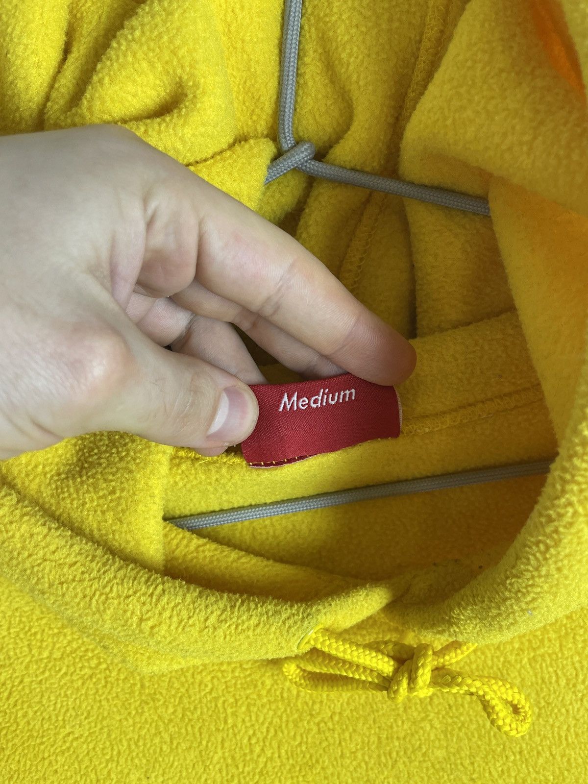 Polartec Supreme Polartec yellow teddy fleece hoodie hype Size US M / EU 48-50 / 2 - 11 Thumbnail