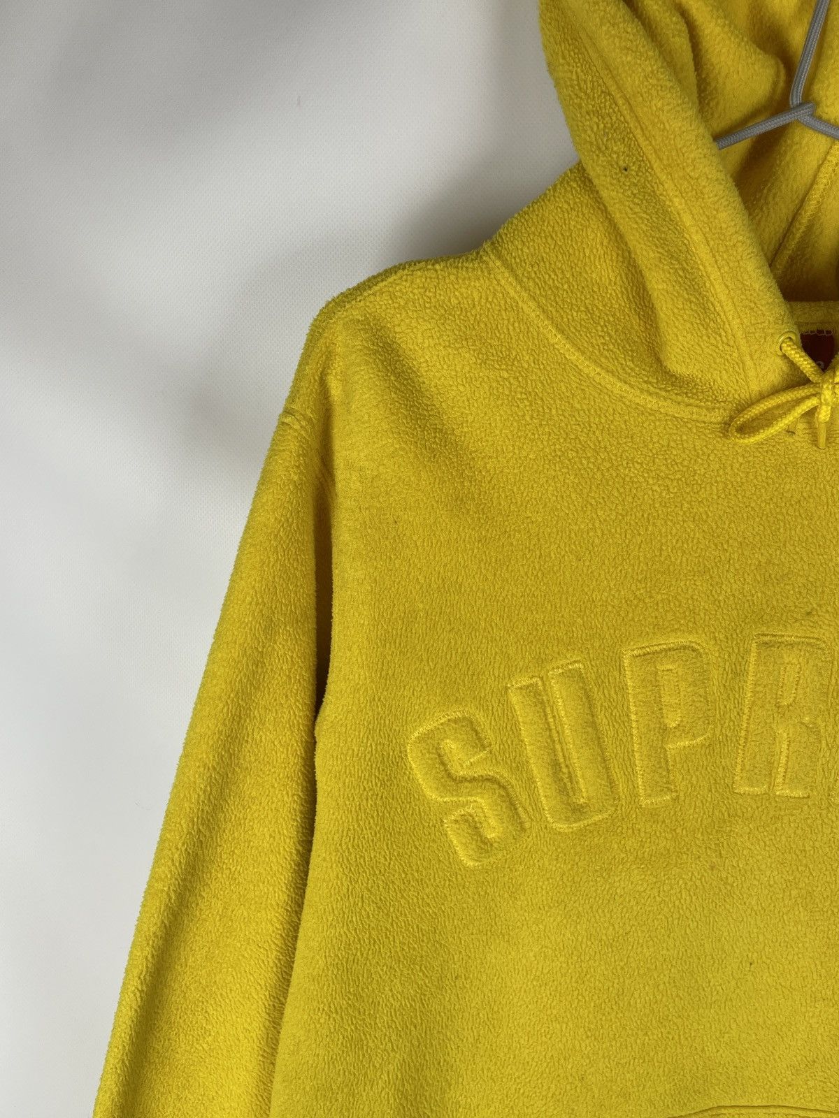 Polartec Supreme Polartec yellow teddy fleece hoodie hype Size US M / EU 48-50 / 2 - 3 Thumbnail