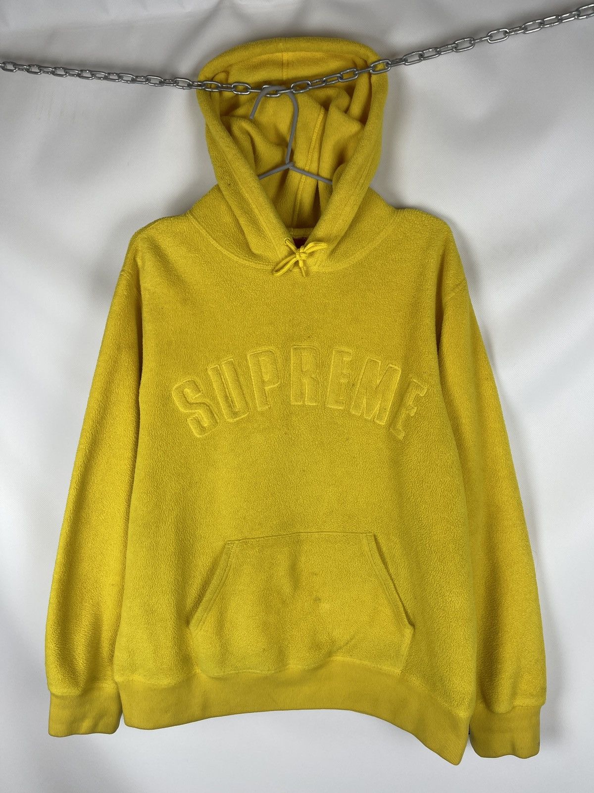 Polartec Supreme Polartec yellow teddy fleece hoodie hype Size US M / EU 48-50 / 2 - 2 Thumbnail
