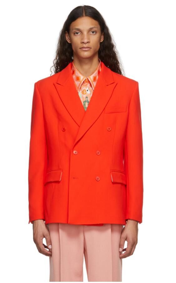 Casablanca BNWT AW21 CASABLANCA ARISTOTLE DOUBLE BREASTED JACKET 52 Size US L / EU 52-54 / 3 - 1 Thumbnail