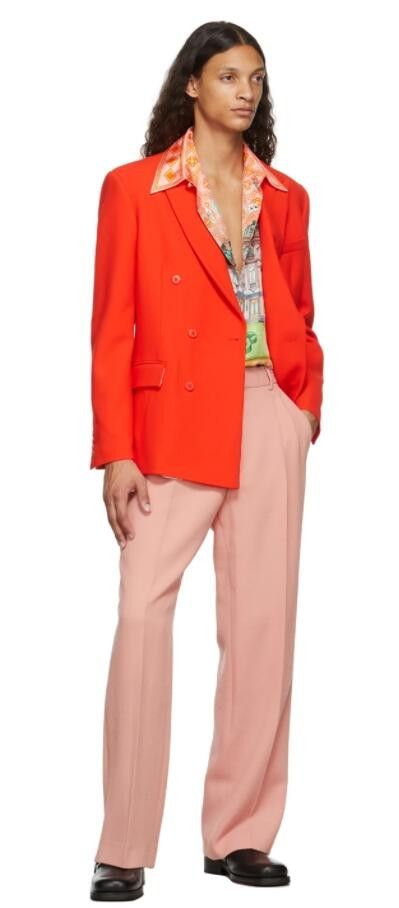 Casablanca BNWT AW21 CASABLANCA ARISTOTLE DOUBLE BREASTED JACKET 52 Size US L / EU 52-54 / 3 - 13 Thumbnail