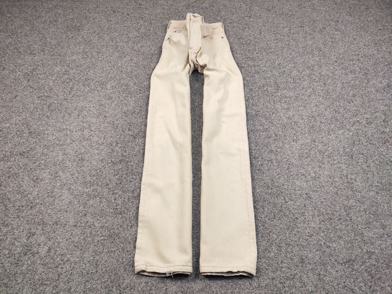 Levi's Vintage 90's levis 501 Beige faded Denim Jeans made in usa Size US 31 - 2 Thumbnail