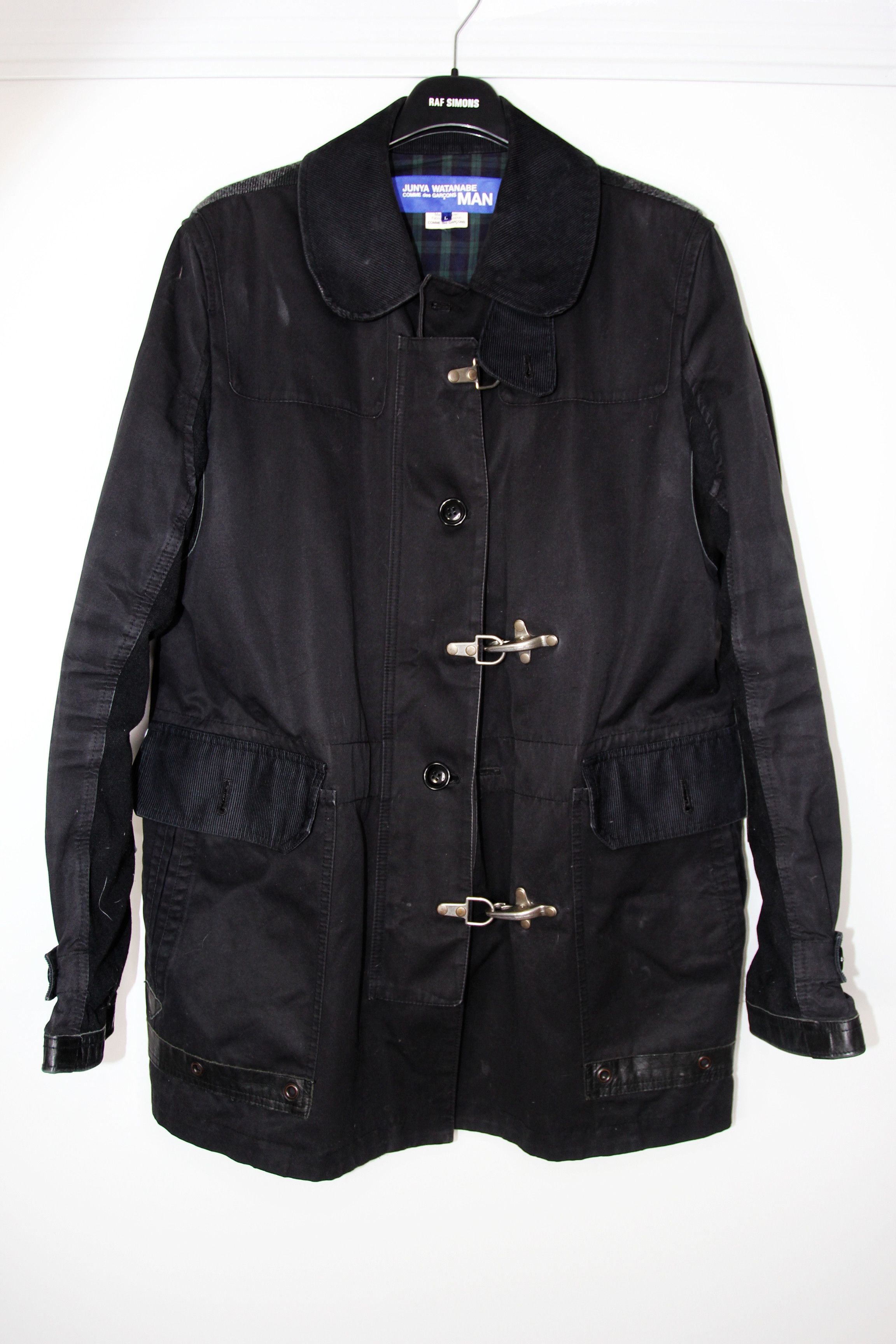 Junya Watanabe JUNYA WATANABE FIREMAN LEATHER PLAID JACKET L Size US L / EU 52-54 / 3 - 1 Thumbnail