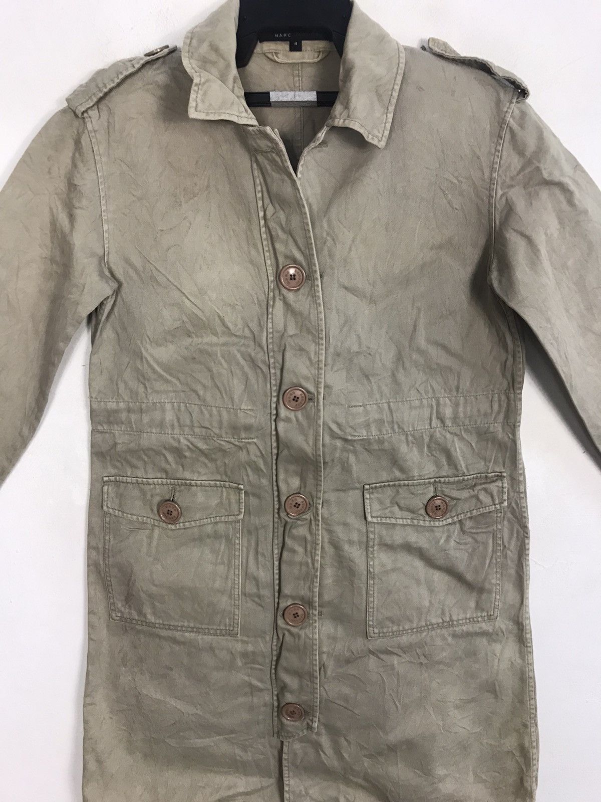 Marc by Marc Jacobs Marc Jacob Denim Khakis Parka Jacket Designer Brand K1084j Size L / US 10 / IT 46 - 2 Thumbnail