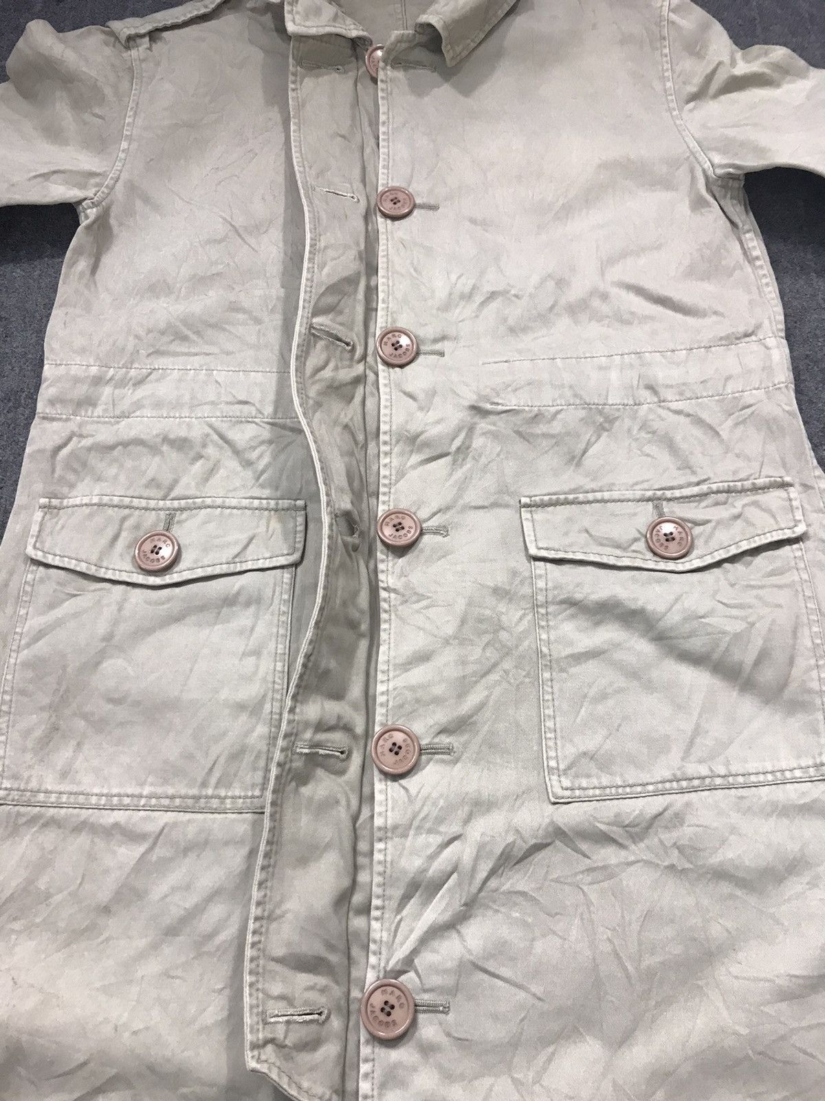 Marc by Marc Jacobs Marc Jacob Denim Khakis Parka Jacket Designer Brand K1084j Size L / US 10 / IT 46 - 3 Thumbnail