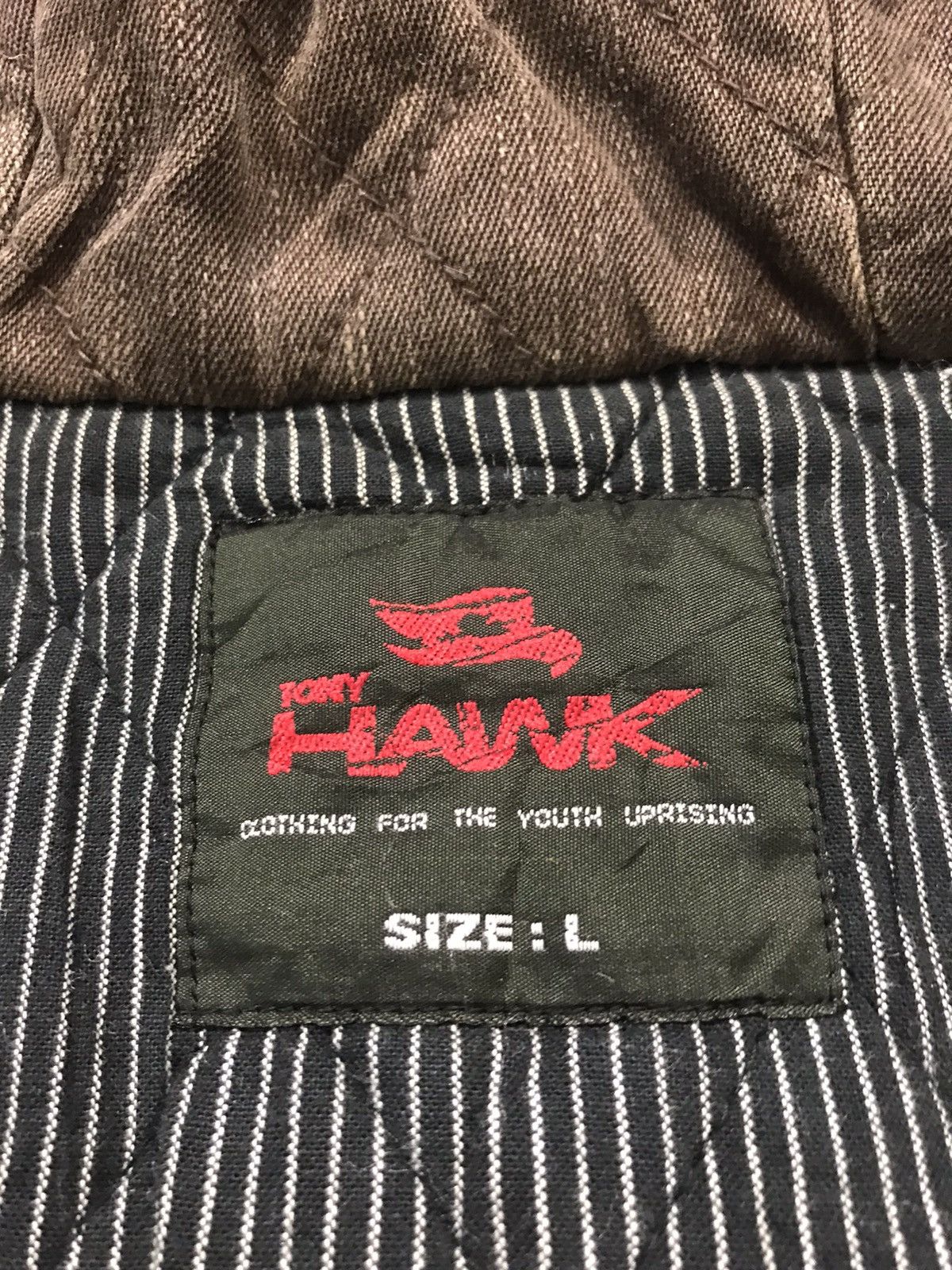 Tony Hawk 90s Tony Hawk Hoodies Jacket Thick Padded Fur Inner K1087j Size US L / EU 52-54 / 3 - 7 Thumbnail