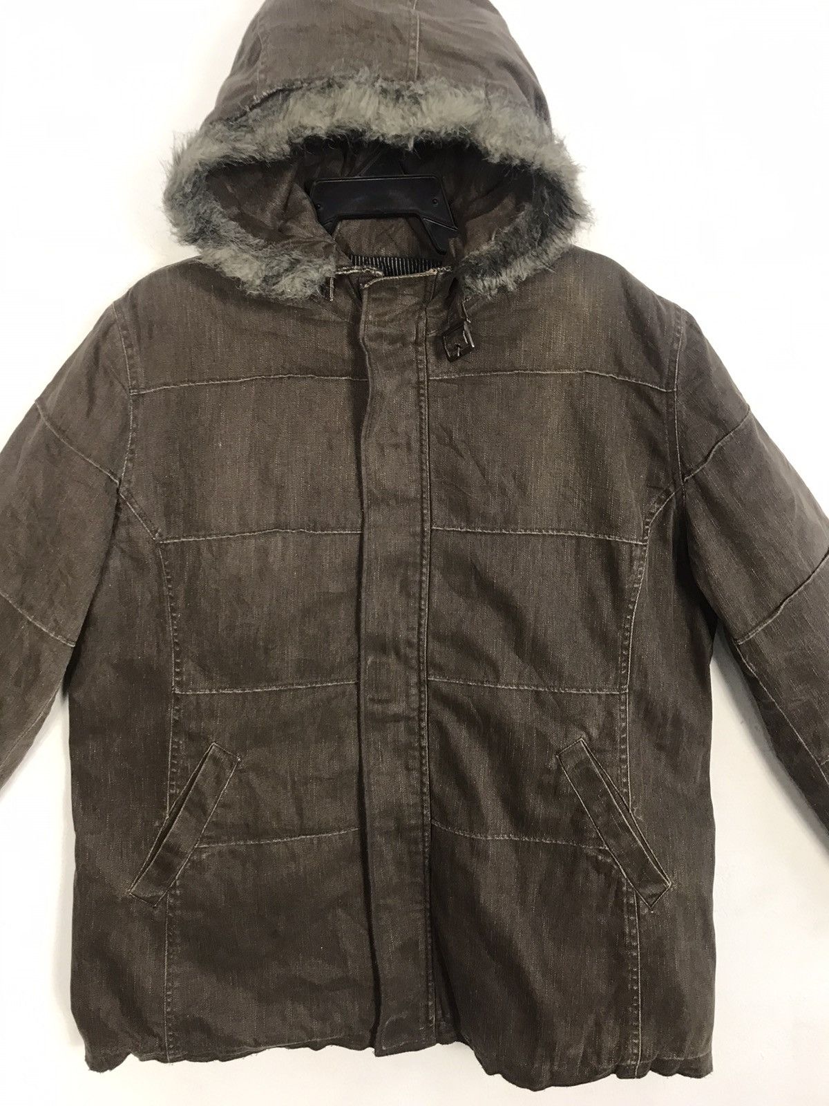 Tony Hawk 90s Tony Hawk Hoodies Jacket Thick Padded Fur Inner K1087j Size US L / EU 52-54 / 3 - 3 Thumbnail