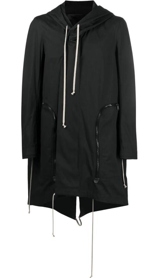 Rick Owens BNWT SS21 RICK OWENS "PHLEGETHON" BAUHAUS PARKA 48 Size US M / EU 48-50 / 2 - 21 Thumbnail