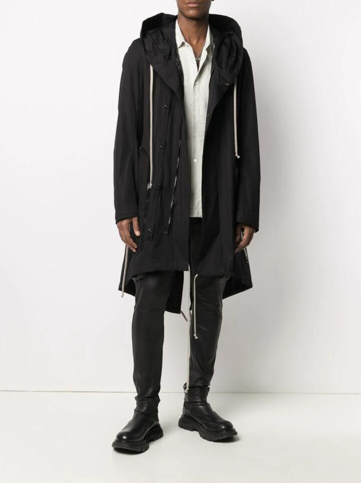 Rick Owens BNWT SS21 RICK OWENS "PHLEGETHON" BAUHAUS PARKA 48 Size US M / EU 48-50 / 2 - 22 Thumbnail
