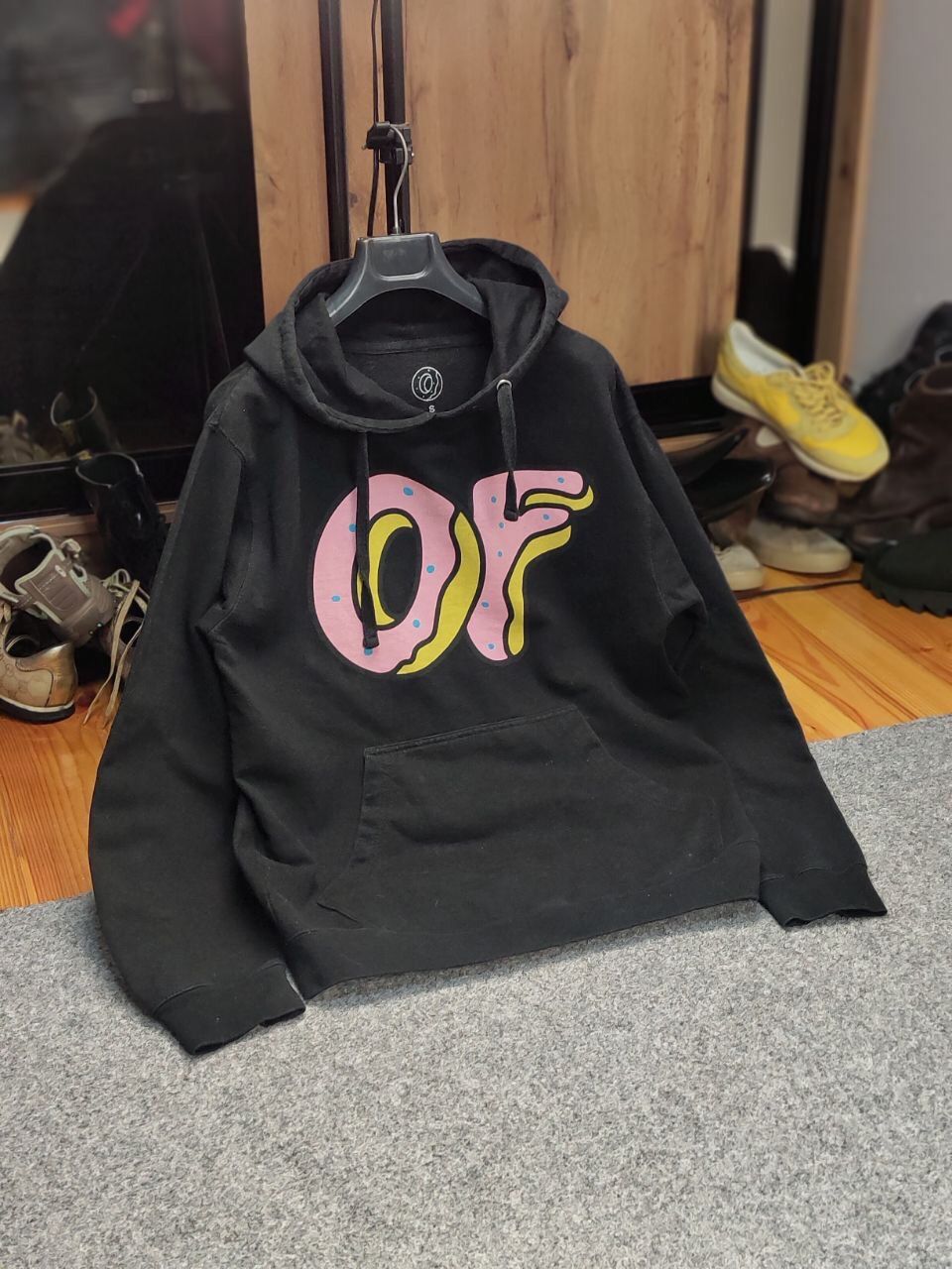 Odd future black hoodie sale