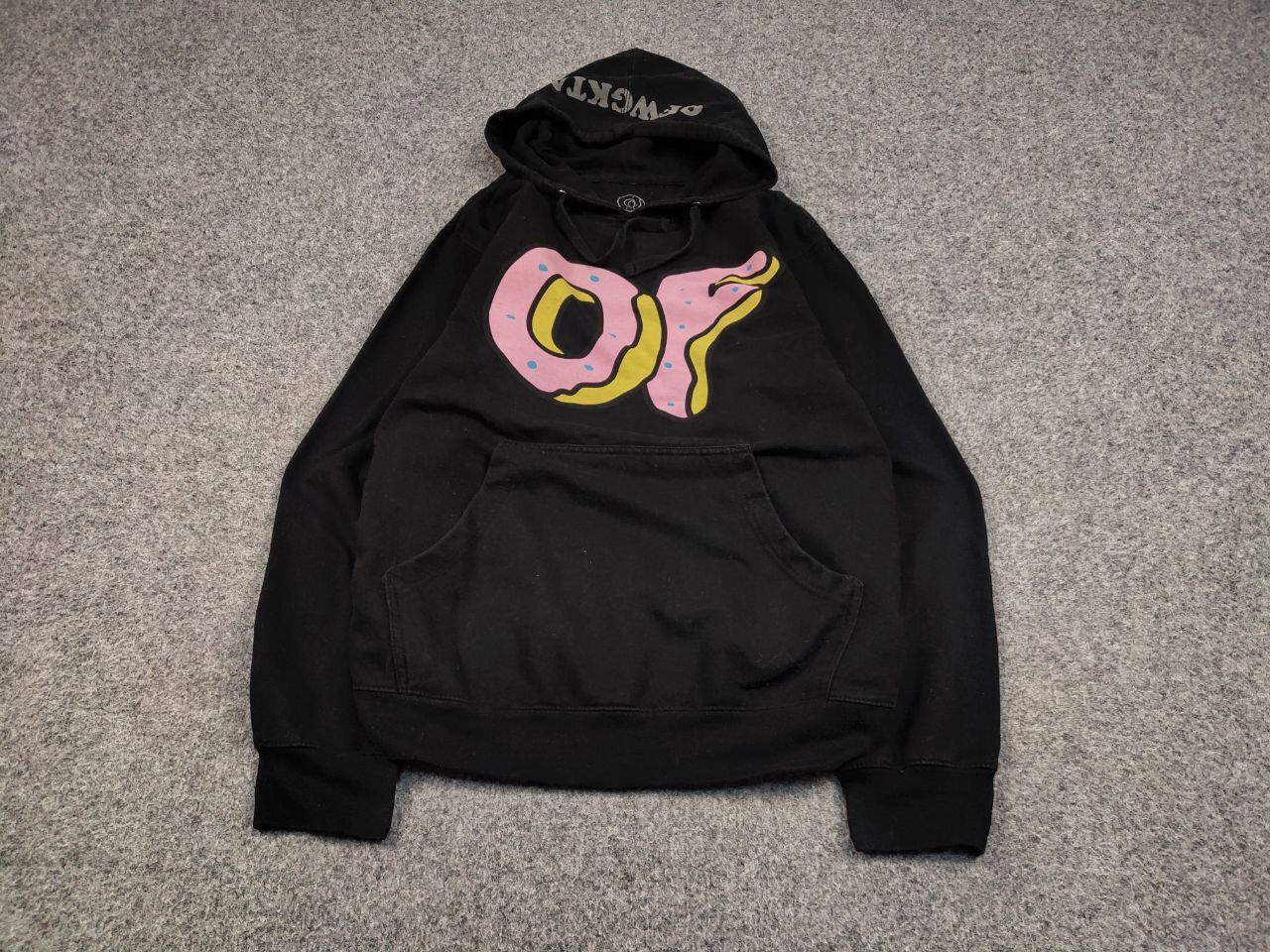 Vintage Vintage Odd Future Donut Ofwgkta Logo Black Hoodie | Grailed