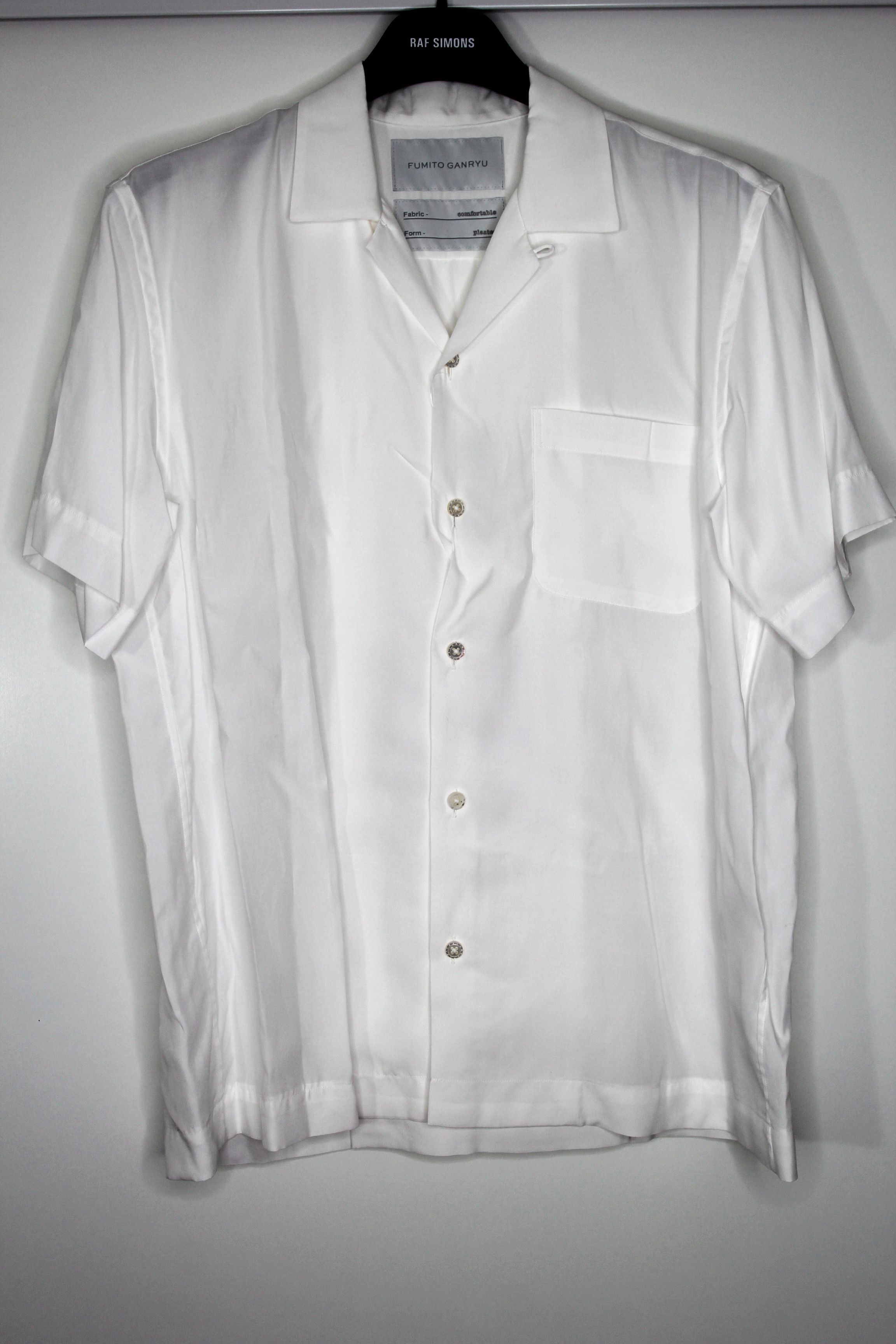Fumito Ganryu BNWT SS20 FUMITO GANRYU WATTEAU PLEATS HAWAIIAN SHIRT 1 Size US S / EU 44-46 / 1 - 2 Thumbnail