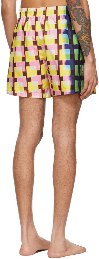 Dries Van Noten BNWT SS21 DRIES VAN NOTEN x LEN LYE PHIBBS SWIM SHORTS M Size US 32 / EU 48 - 12 Thumbnail