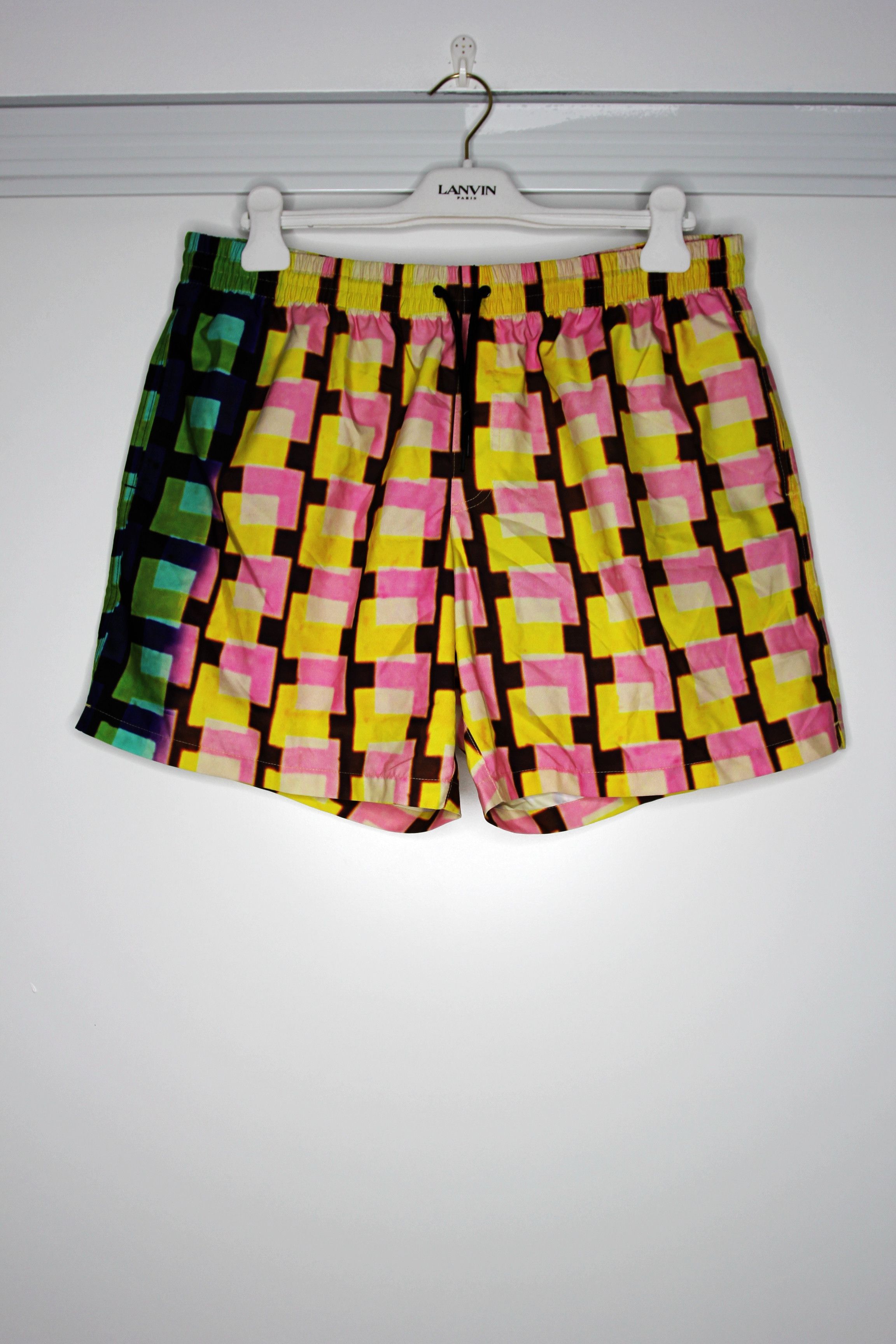 Dries Van Noten BNWT SS21 DRIES VAN NOTEN x LEN LYE PHIBBS SWIM SHORTS M Size US 32 / EU 48 - 2 Thumbnail