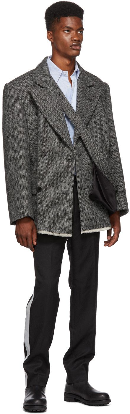 Junya Watanabe BNWT AW18 JUNYA WATANABE BLACK REFLECTOR PANTS S Size US 30 / EU 46 - 18 Thumbnail