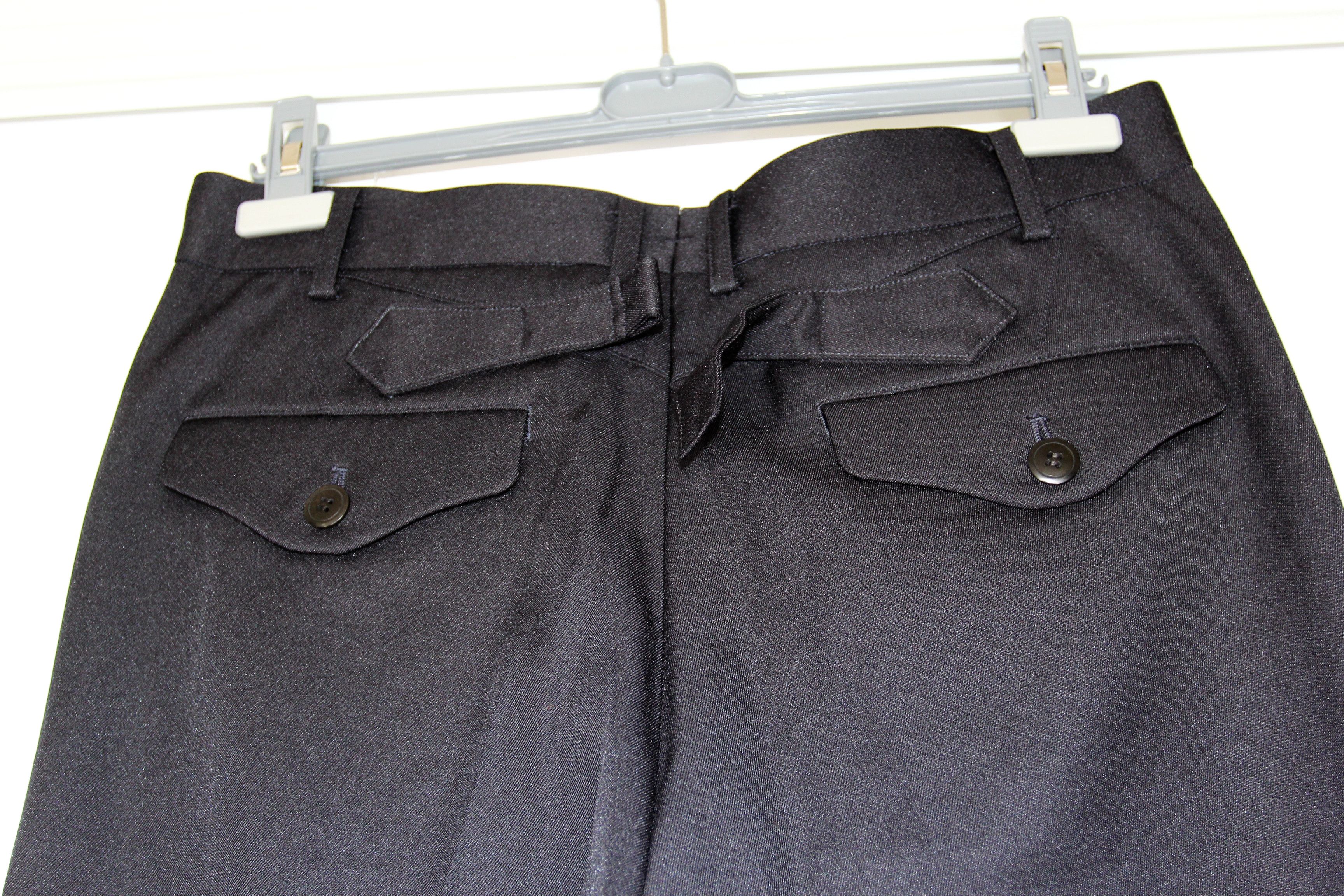 Junya Watanabe BNWT AW18 JUNYA WATANABE BLACK REFLECTOR PANTS S Size US 30 / EU 46 - 10 Thumbnail