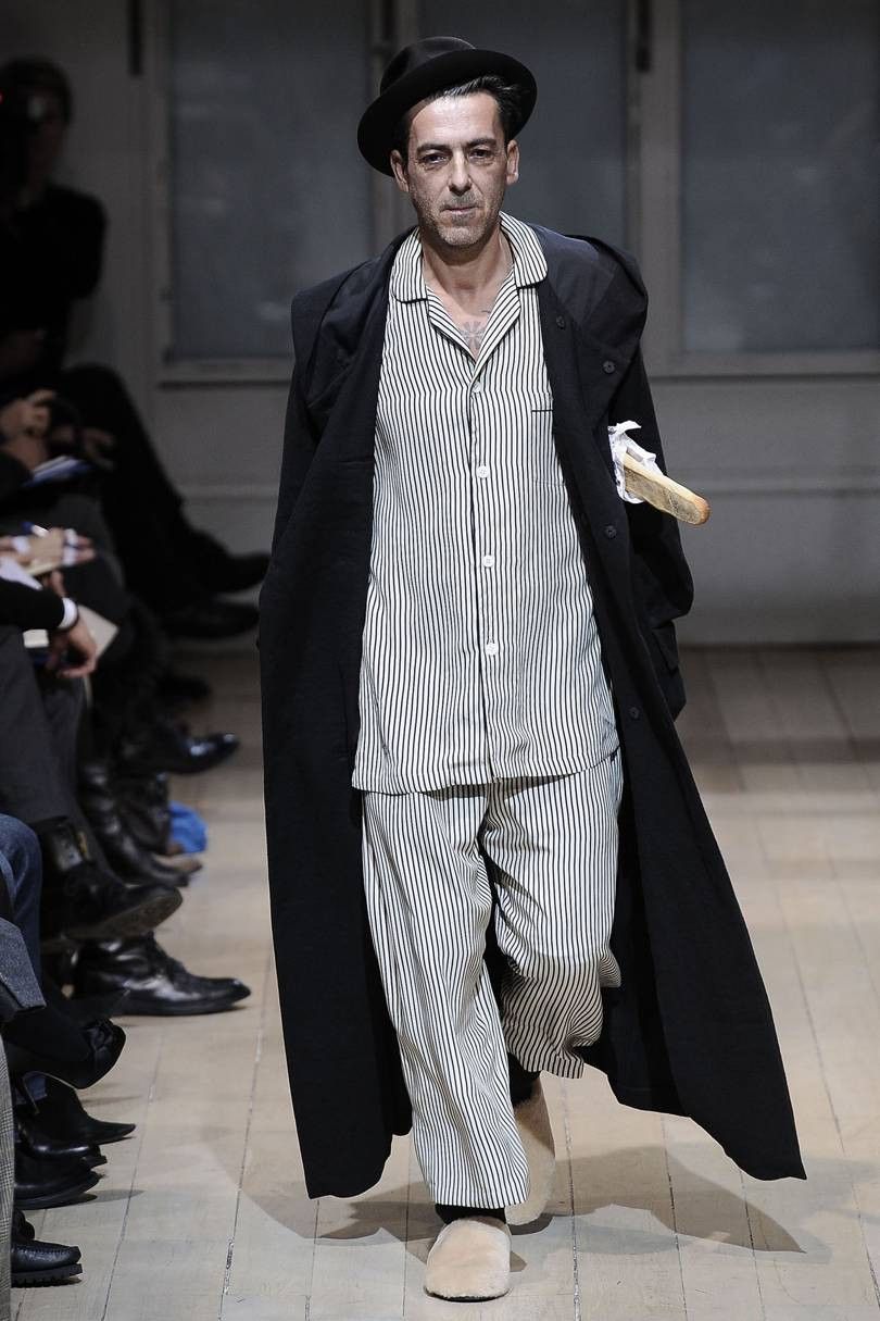 image of Aw09 Yohji Yamamoto Pour Homme Wool Knit Coat 2 in Black, Men's (Size Medium)