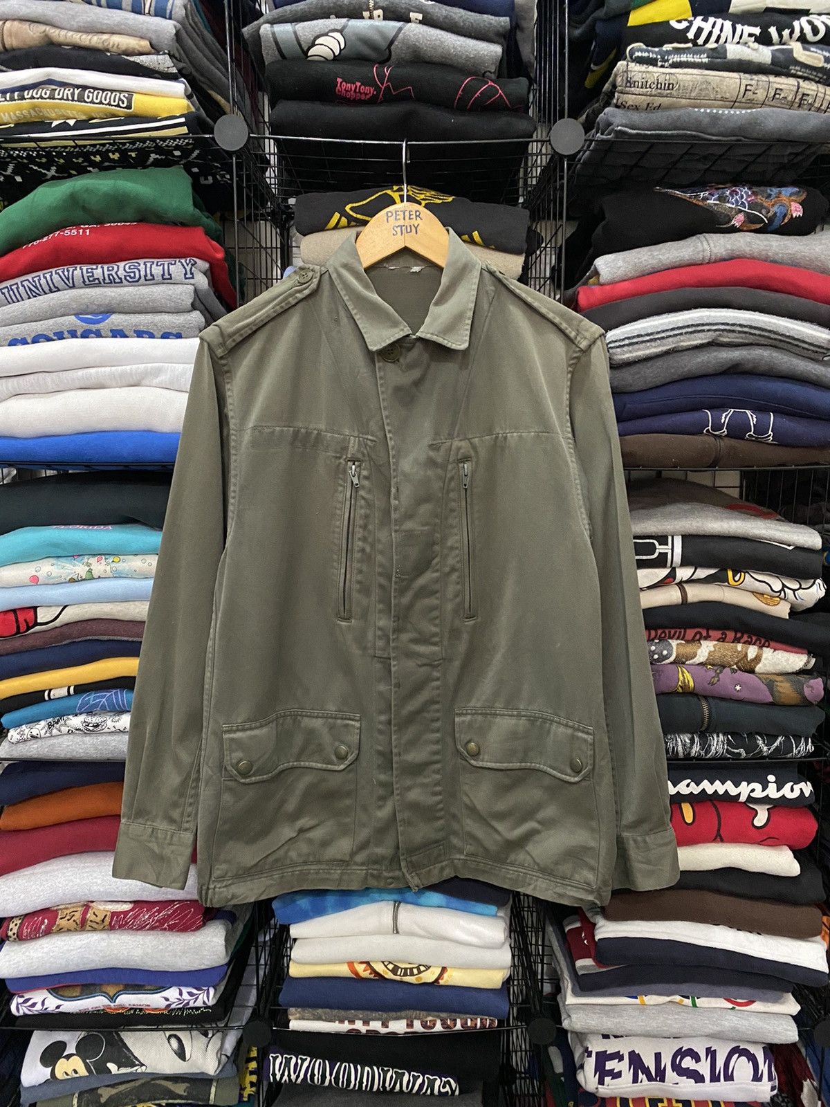 Vintage Vintage Military Jacket Size US M / EU 48-50 / 2 - 1 Thumbnail
