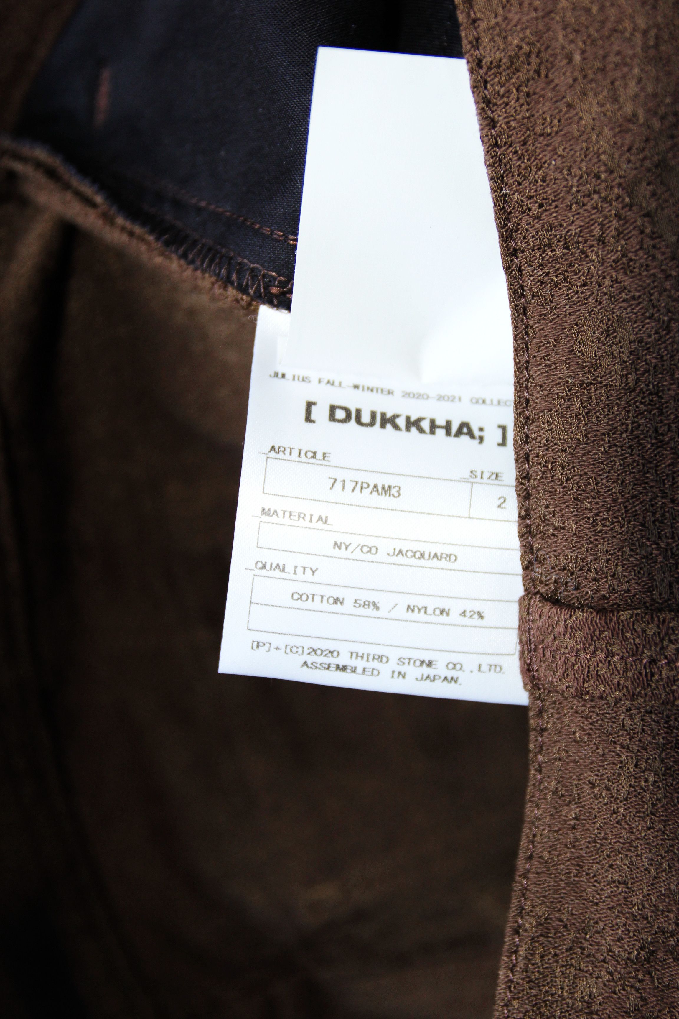 Julius BNWT AW20 JULIUS "DUKKHA" DRAPED JACQUARD PANTS 2 Size US 32 / EU 48 - 12 Thumbnail