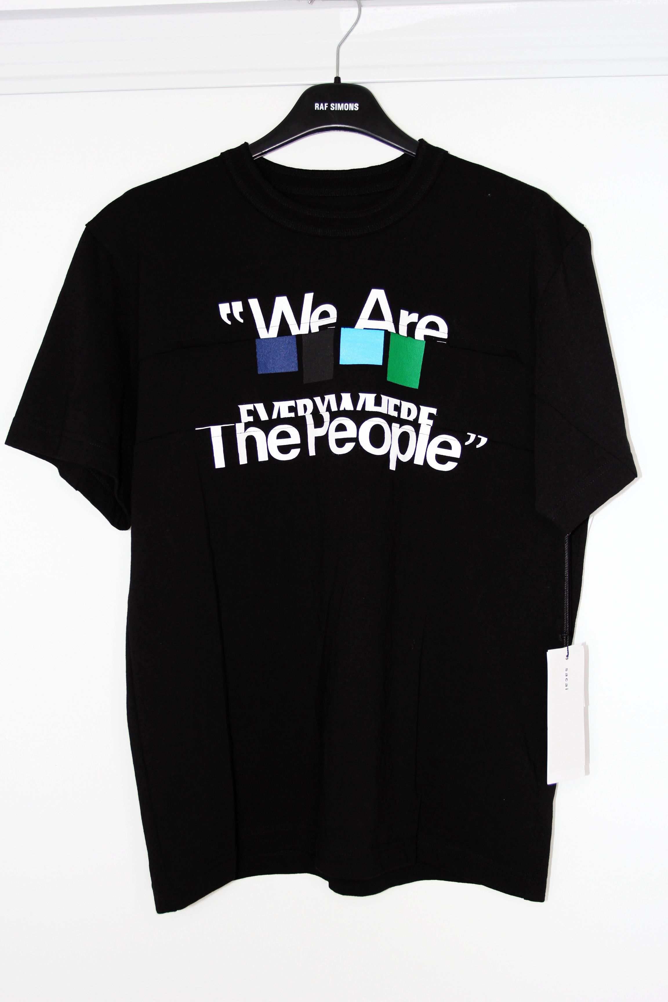 Sacai BNWT SS21 SACAI "WE ARE THE PEOPLE" TSHIRT 2 Size US M / EU 48-50 / 2 - 2 Thumbnail