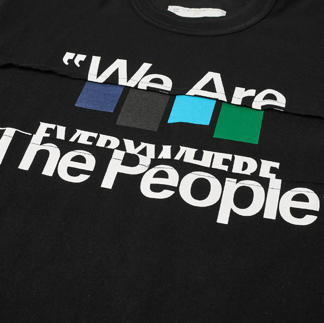 Sacai BNWT SS21 SACAI "WE ARE THE PEOPLE" TSHIRT 2 Size US M / EU 48-50 / 2 - 12 Thumbnail