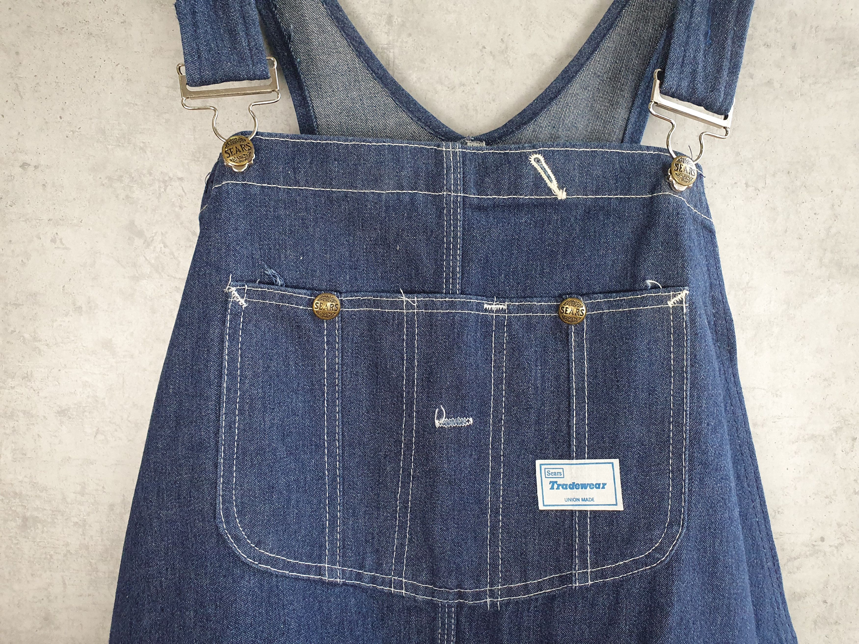 Sears 70s SEARS Union Made Garment Workers America Overall Size US 32 / EU 48 - 2 Thumbnail