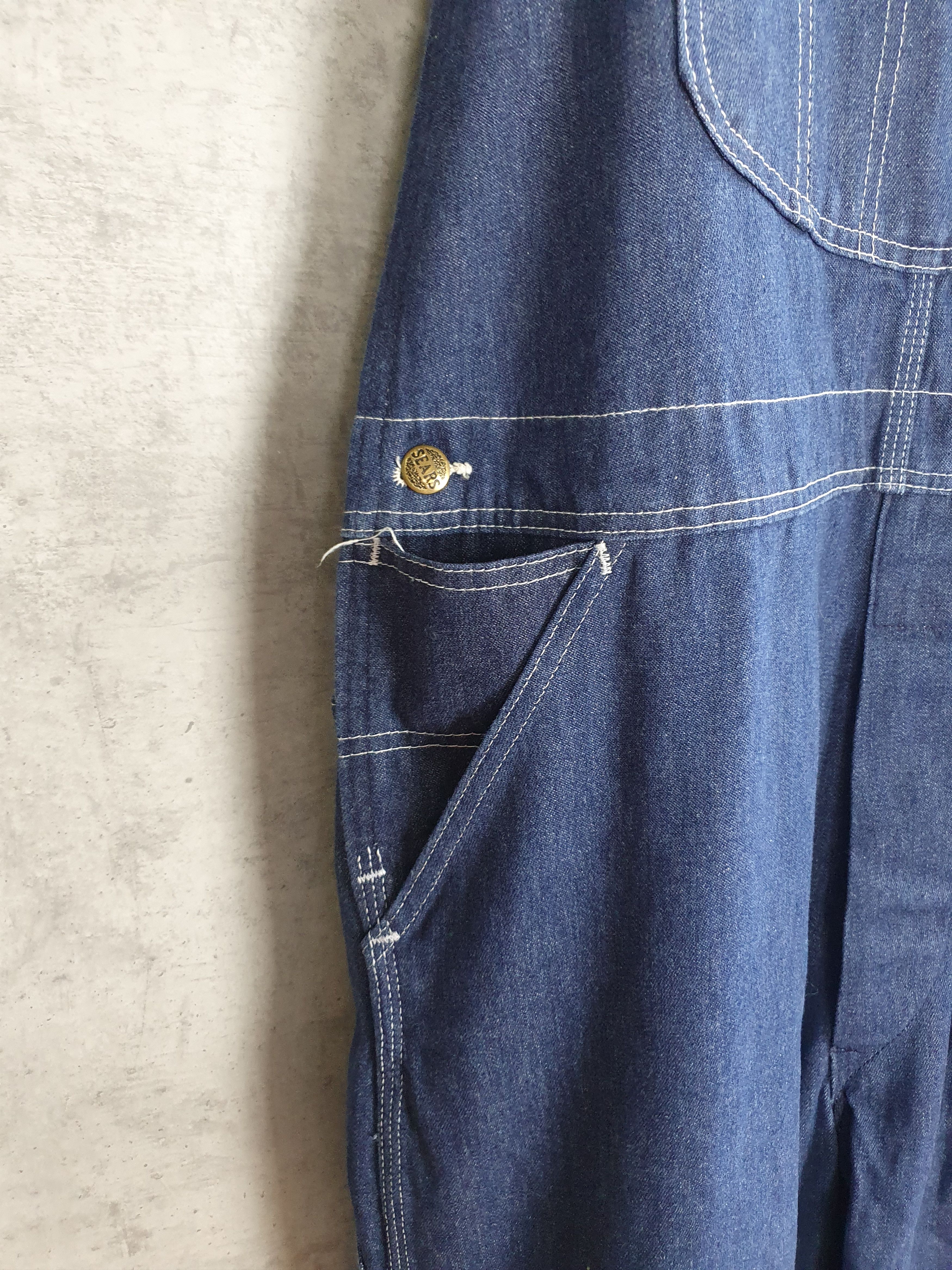 Sears 70s SEARS Union Made Garment Workers America Overall Size US 32 / EU 48 - 10 Thumbnail