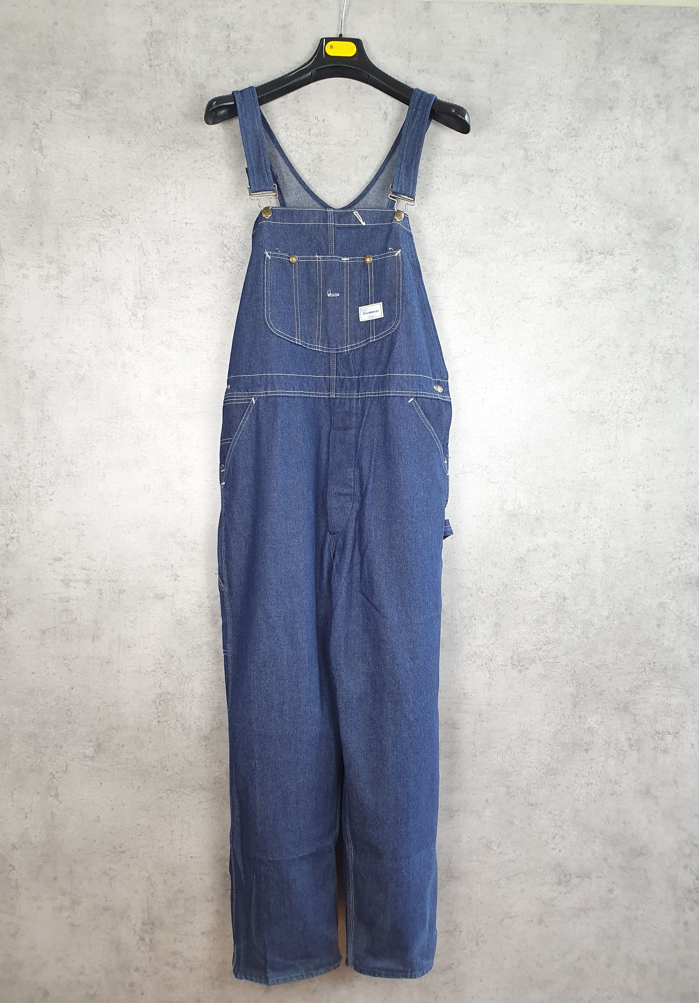image of 70's Sears Union Made Garment Workers America Overall in Navy/Denim Blue, Men's (Size 32)