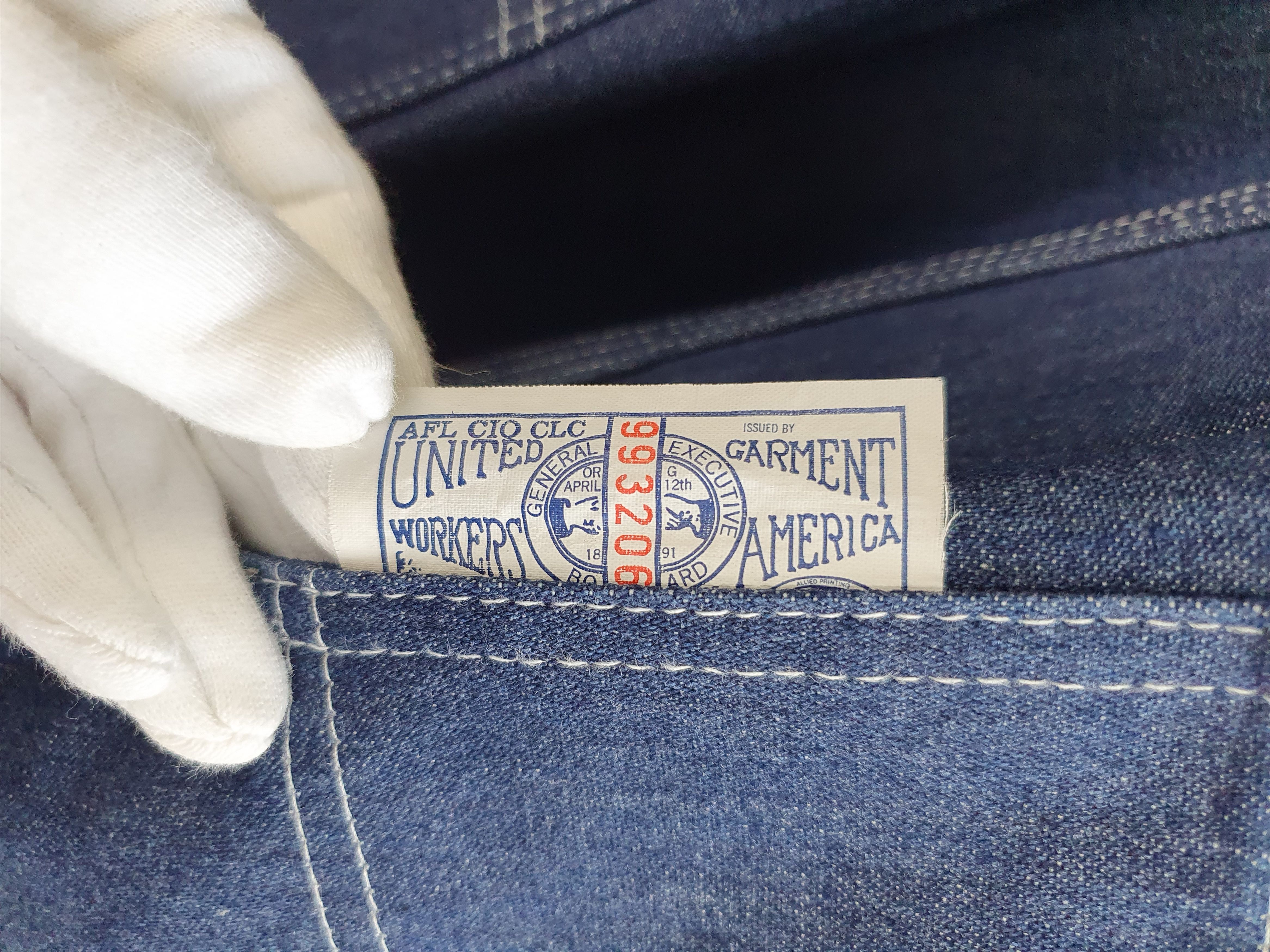 Sears 70s SEARS Union Made Garment Workers America Overall Size US 32 / EU 48 - 3 Thumbnail