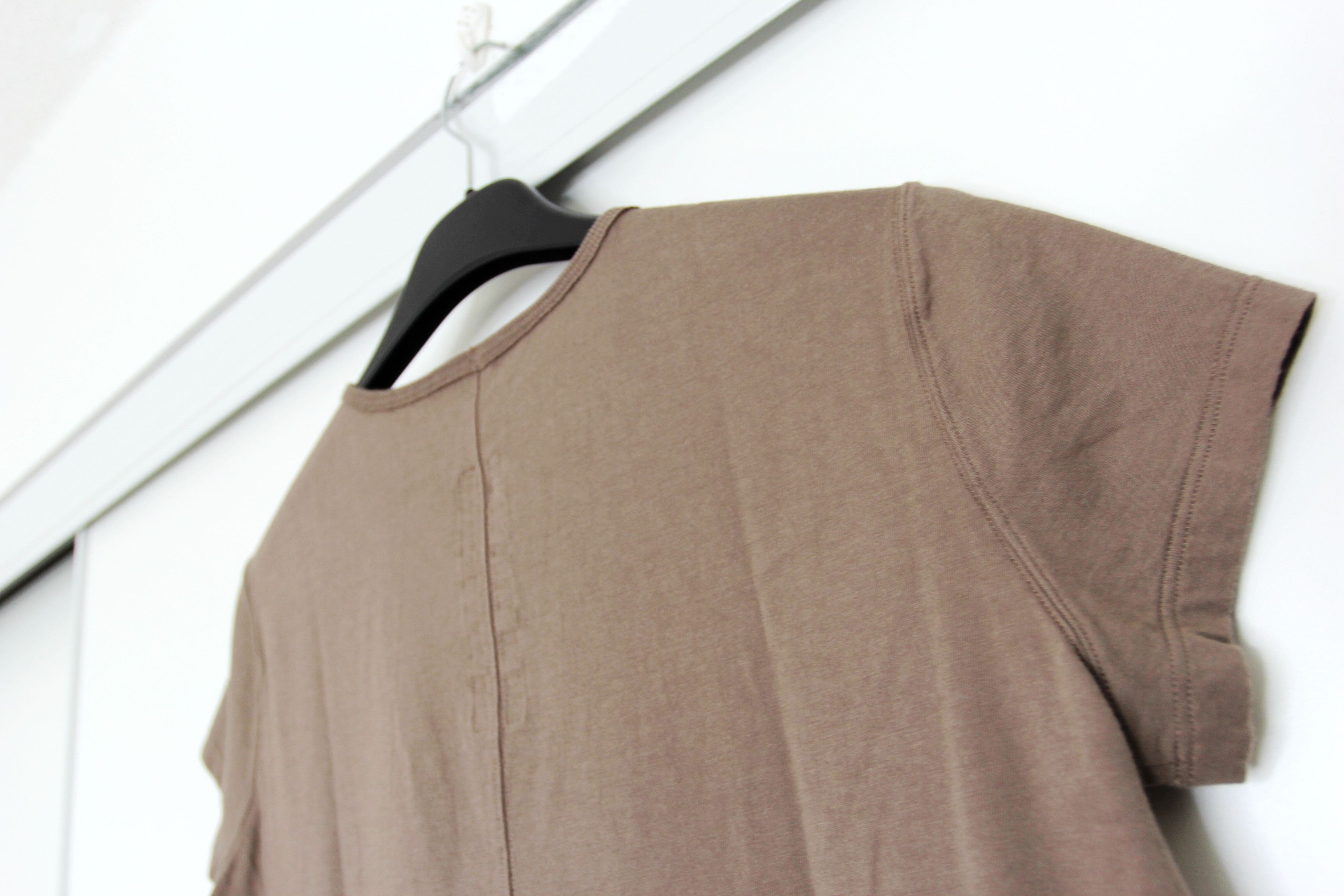 Rick Owens BNWT SS21 RICK OWENS "PHLEGETHON" LEVEL LONG TSHIRT DUST 40 Size US XXS / EU 40 - 6 Thumbnail
