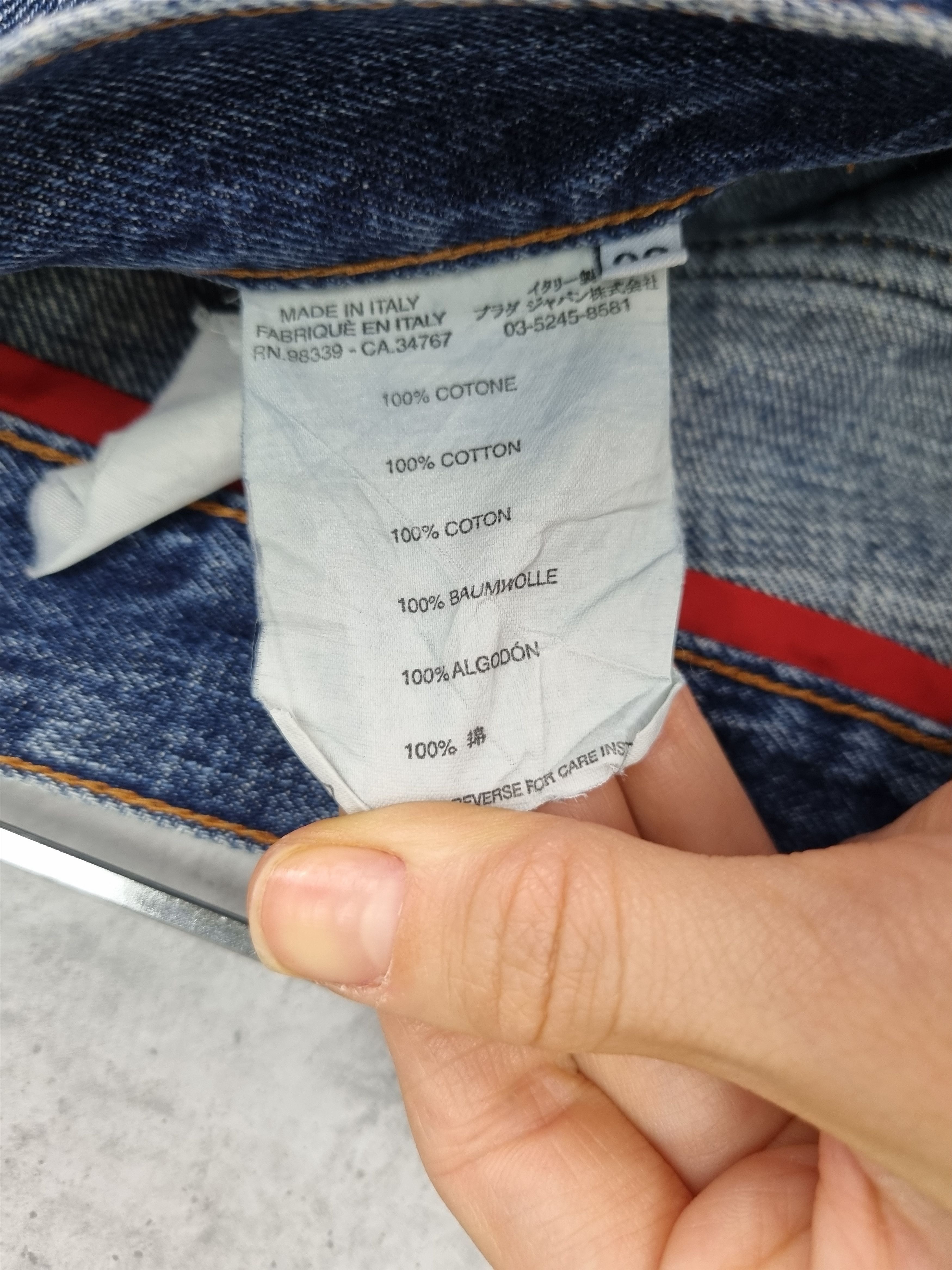 Prada 2005 PRADA Denim Vintage Jeans Size US 30 / EU 46 - 9 Thumbnail