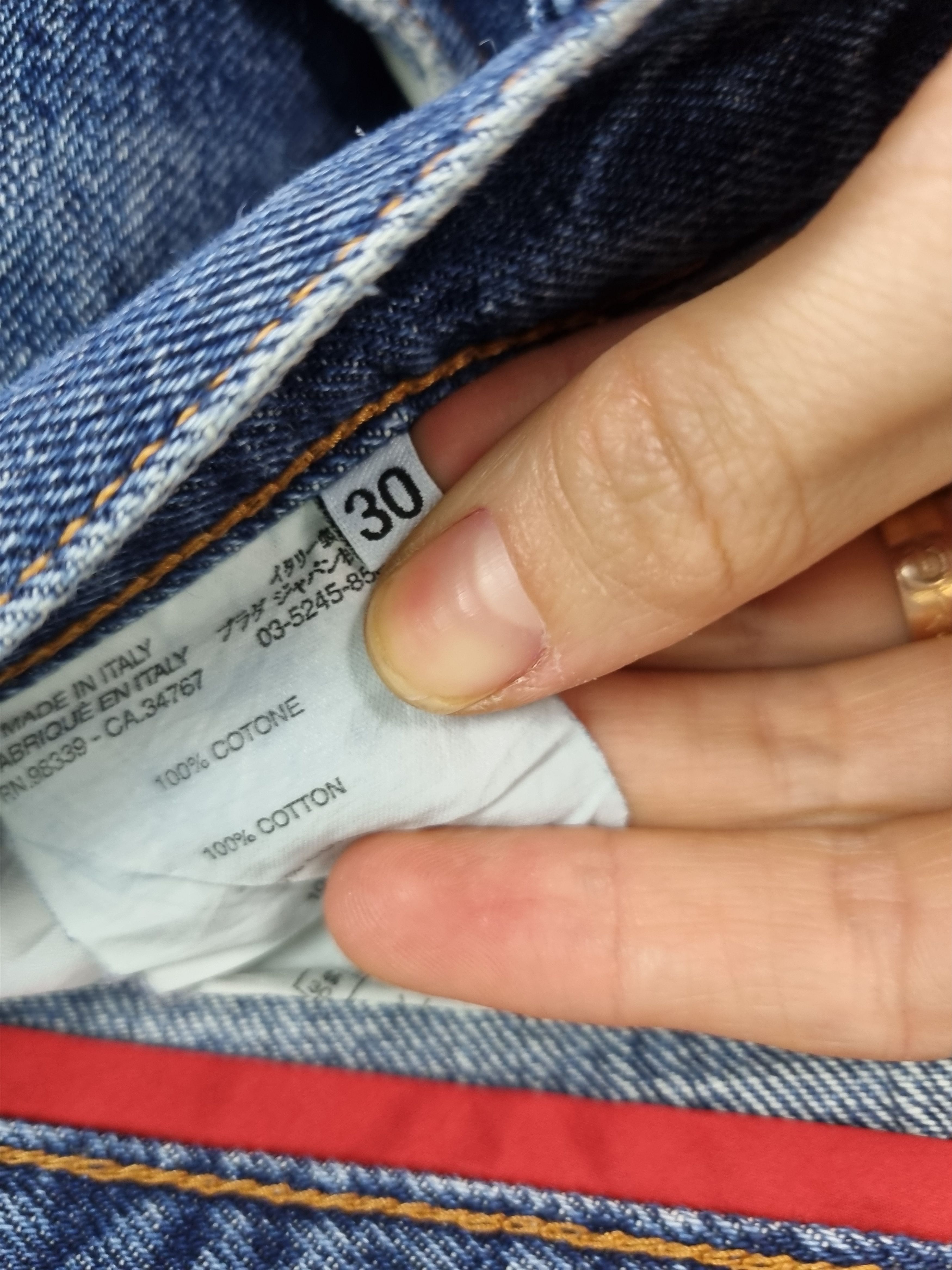 Prada 2005 PRADA Denim Vintage Jeans Size US 30 / EU 46 - 10 Thumbnail