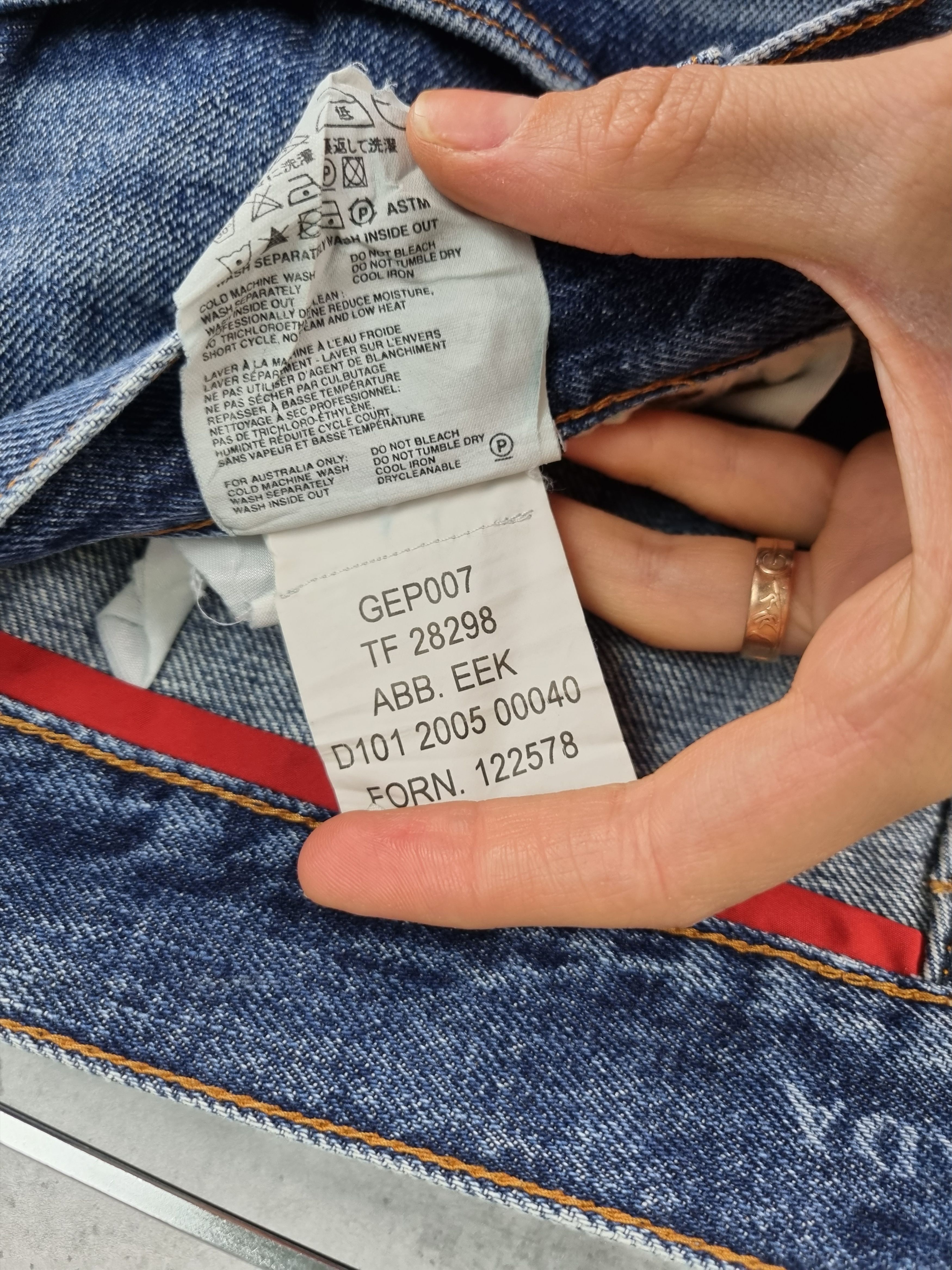 Prada 2005 PRADA Denim Vintage Jeans Size US 30 / EU 46 - 8 Thumbnail