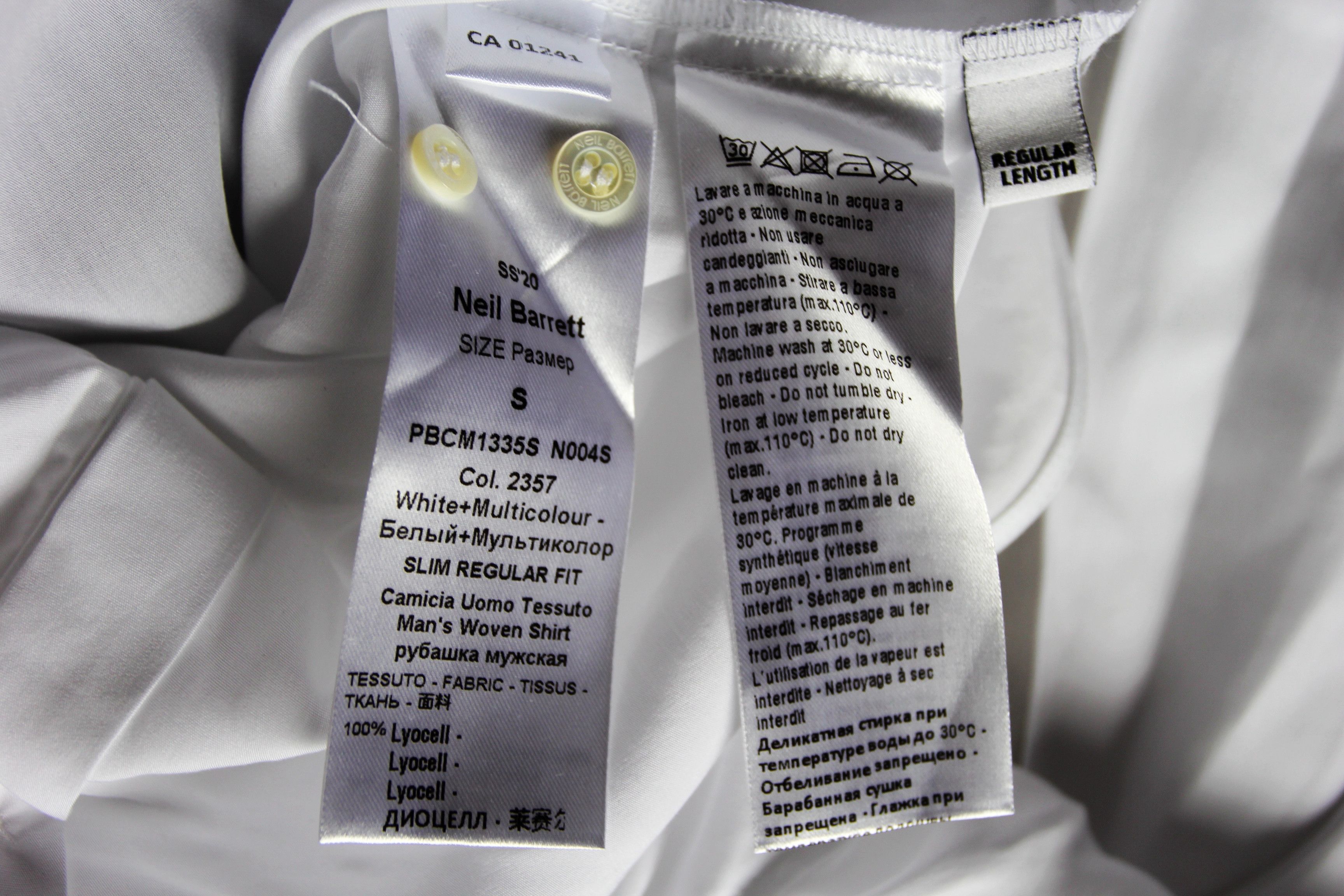 Neil Barrett BNWT SS20 NEIL BARRETT WOLF MAN SHIRT S Size US S / EU 44-46 / 1 - 10 Thumbnail