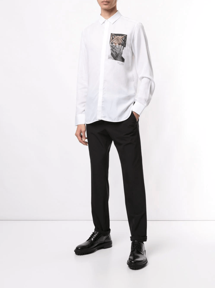 Neil Barrett BNWT SS20 NEIL BARRETT WOLF MAN SHIRT S Size US S / EU 44-46 / 1 - 15 Thumbnail