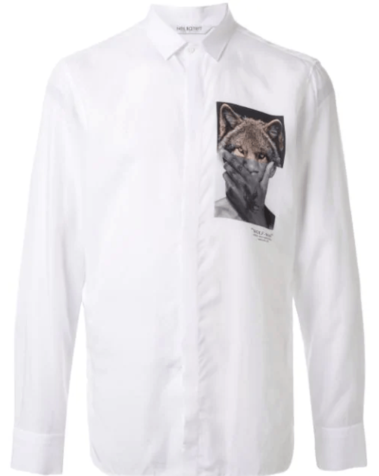 Neil Barrett BNWT SS20 NEIL BARRETT WOLF MAN SHIRT S Size US S / EU 44-46 / 1 - 13 Thumbnail