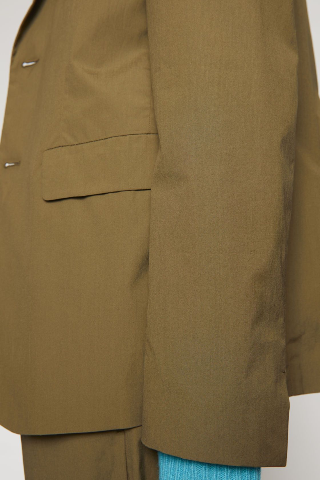 Acne Studios BNWT SS20 ACNE STUDIOS COTTON POPLIN HUNTER GREEN JACKET 50 Size US M / EU 48-50 / 2 - 10 Thumbnail
