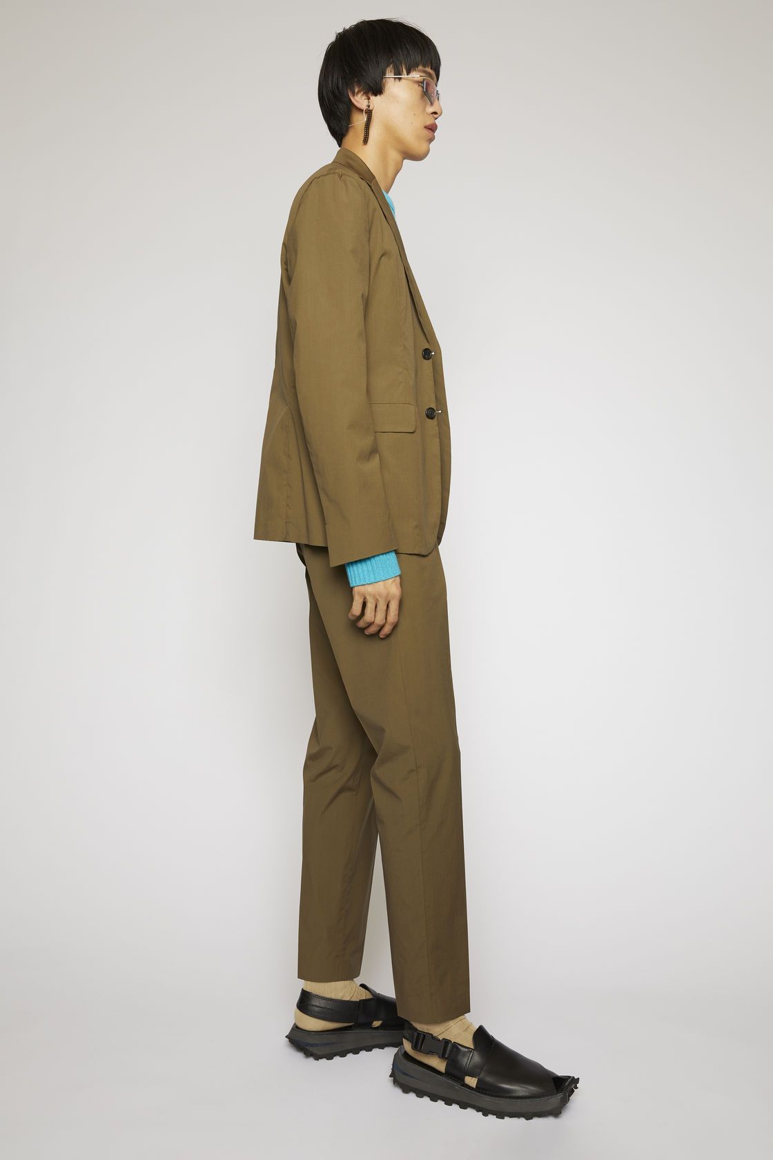 Acne Studios BNWT SS20 ACNE STUDIOS COTTON POPLIN HUNTER GREEN JACKET 50 Size US M / EU 48-50 / 2 - 9 Thumbnail