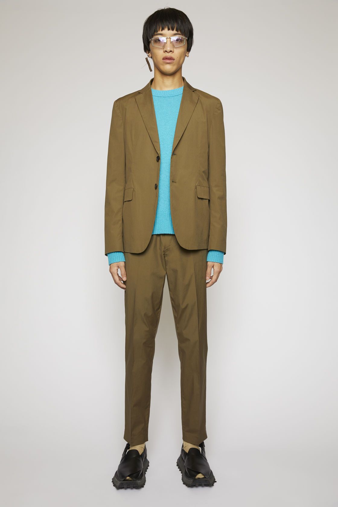 Acne Studios BNWT SS20 ACNE STUDIOS COTTON POPLIN HUNTER GREEN JACKET 50 Size US M / EU 48-50 / 2 - 8 Thumbnail