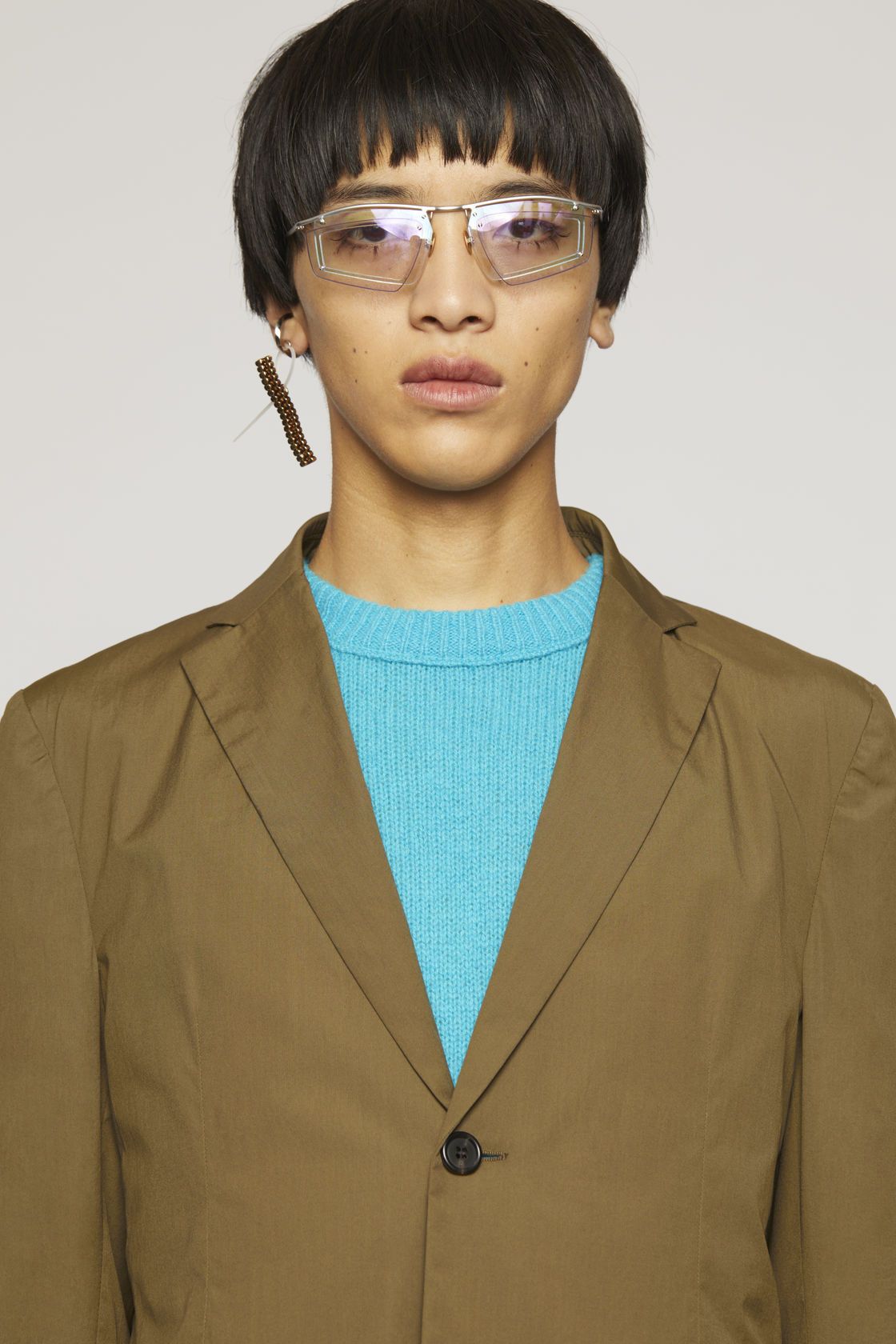 Acne Studios BNWT SS20 ACNE STUDIOS COTTON POPLIN HUNTER GREEN JACKET 50 Size US M / EU 48-50 / 2 - 12 Thumbnail