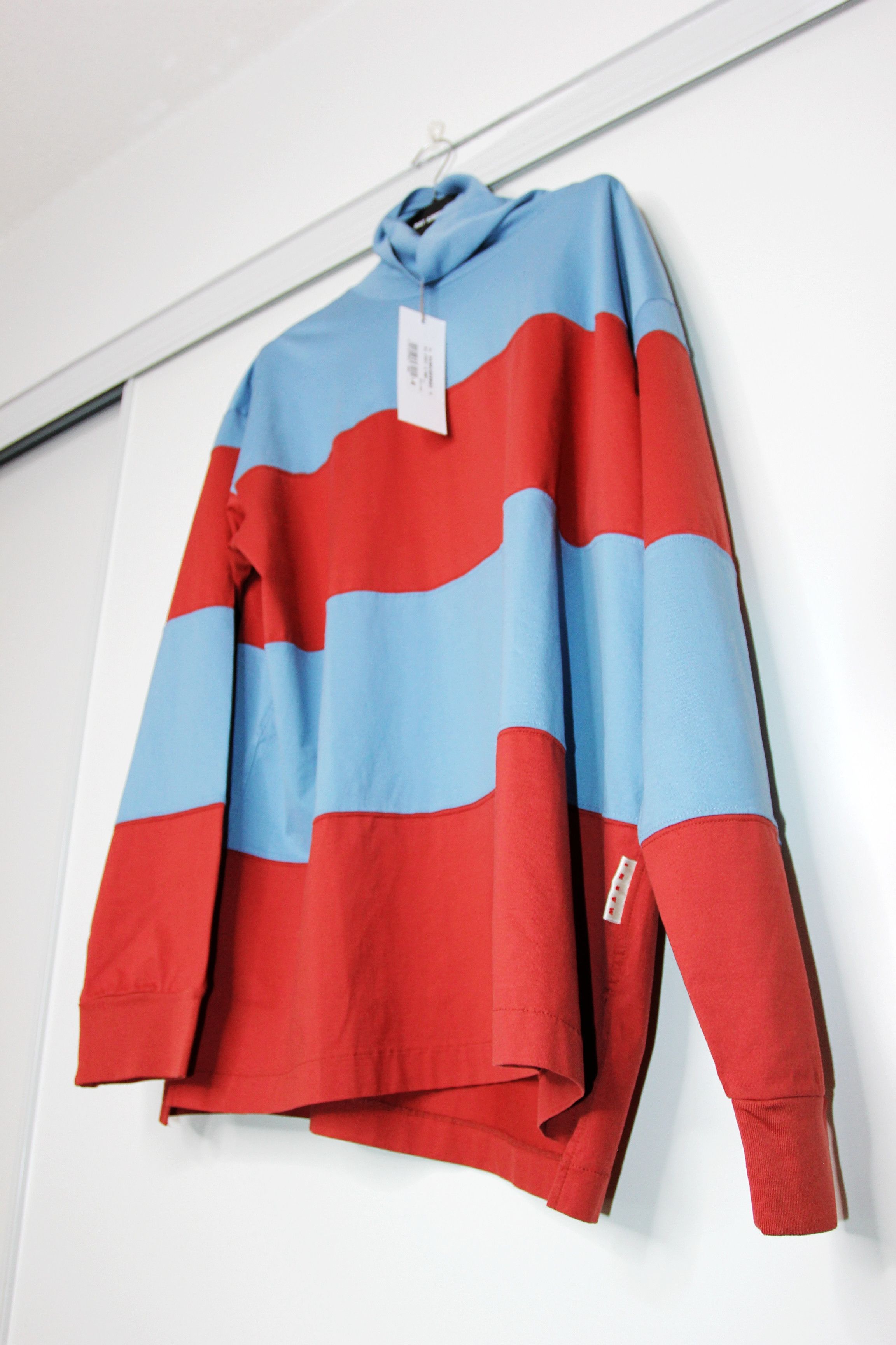 Marni BNWT AW21 MARNI STRIPED TURTLENECK LS TSHIRT 48 Size US M / EU 48-50 / 2 - 5 Thumbnail
