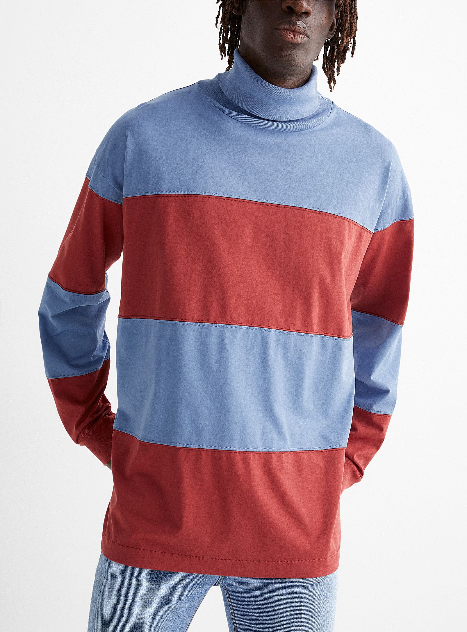 Marni BNWT AW21 MARNI STRIPED TURTLENECK LS TSHIRT 48 Size US M / EU 48-50 / 2 - 10 Thumbnail