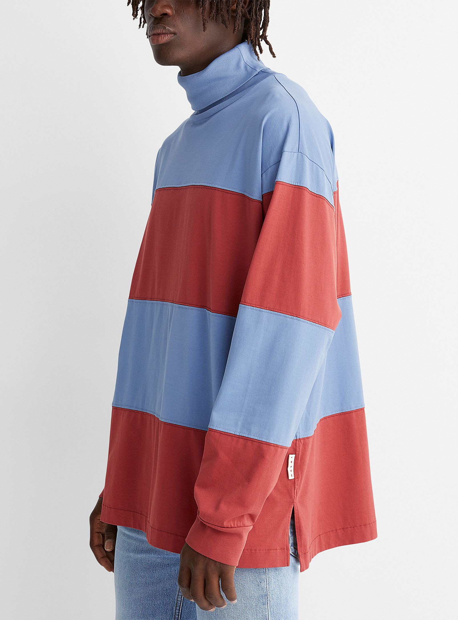 Marni BNWT AW21 MARNI STRIPED TURTLENECK LS TSHIRT 48 Size US M / EU 48-50 / 2 - 1 Thumbnail