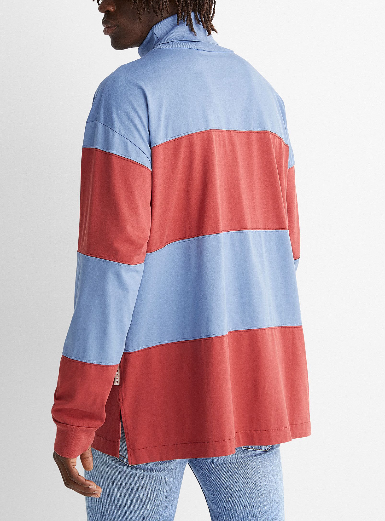Marni BNWT AW21 MARNI STRIPED TURTLENECK LS TSHIRT 48 Size US M / EU 48-50 / 2 - 11 Thumbnail