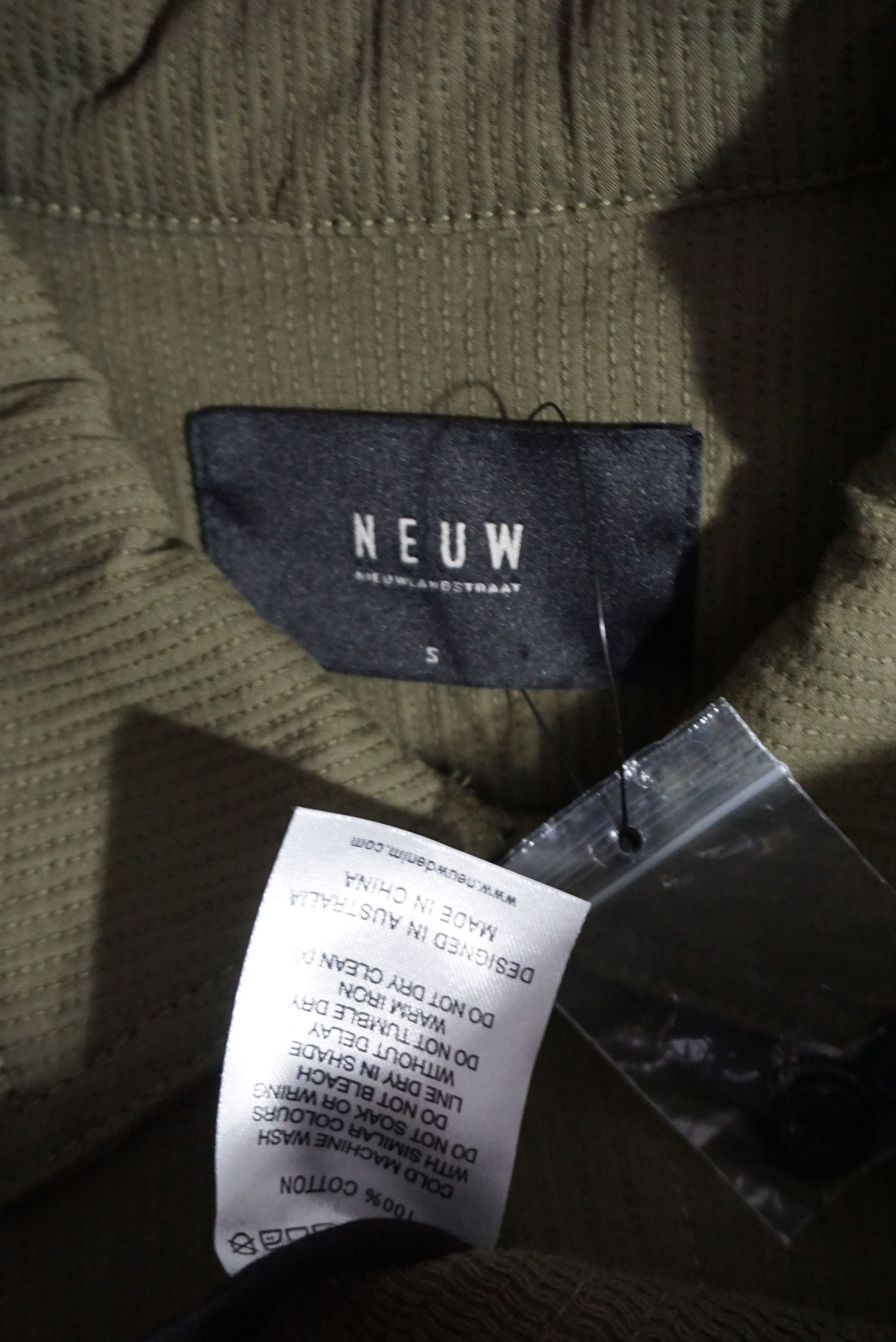 NEUW Denim BNWT AW19 NEUW TOPSTITCHED MILITARY SHIRT S Size US S / EU 44-46 / 1 - 6 Thumbnail