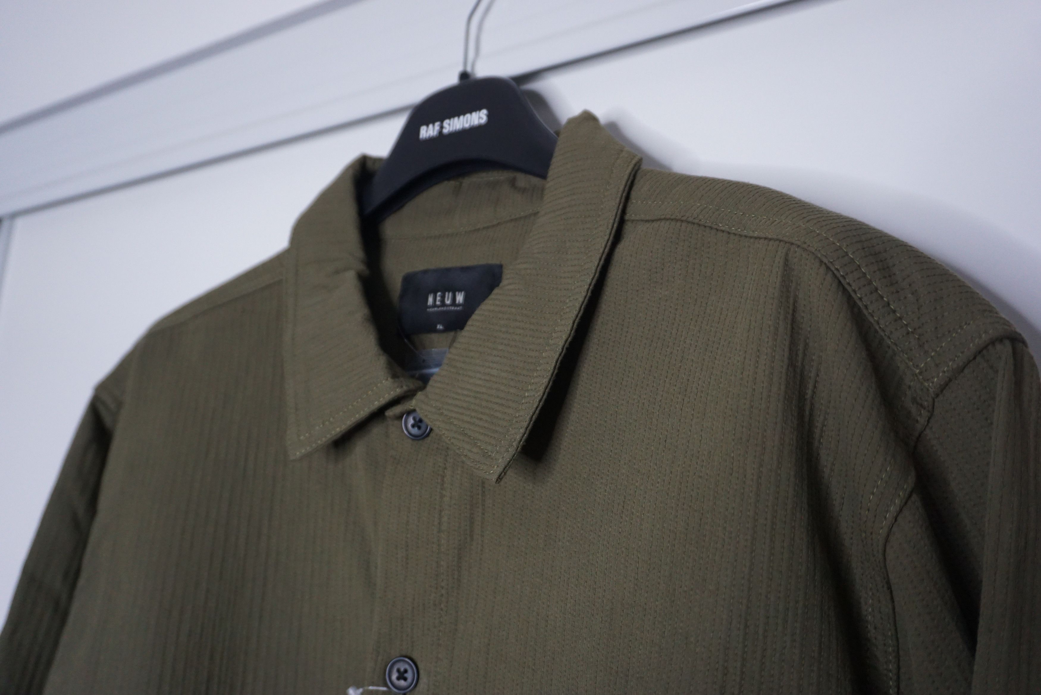 NEUW Denim BNWT AW19 NEUW TOPSTITCHED MILITARY SHIRT S Size US S / EU 44-46 / 1 - 4 Thumbnail